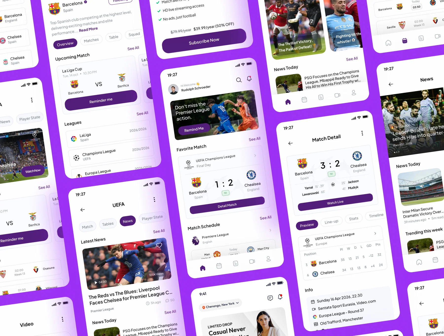 Goalify - Live Score Mobile App UI Kit 5