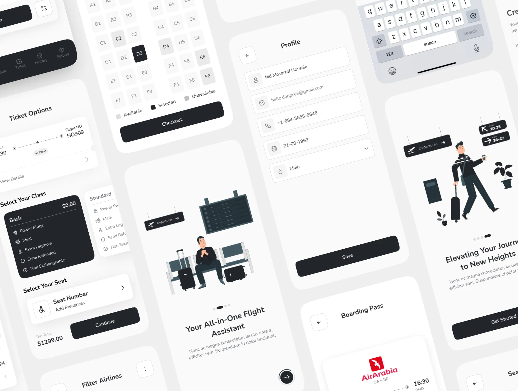GoBook –Flight Booking UI Kit 8
