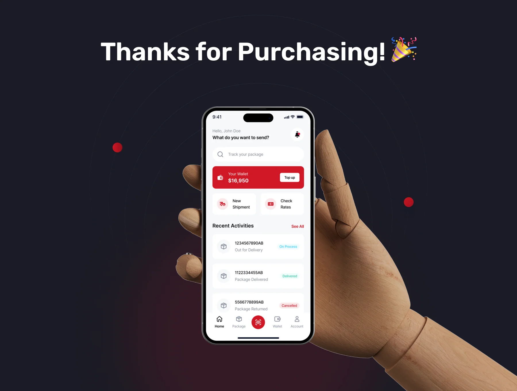 Gocargo - Shipping & Logistic App UI Kit 8