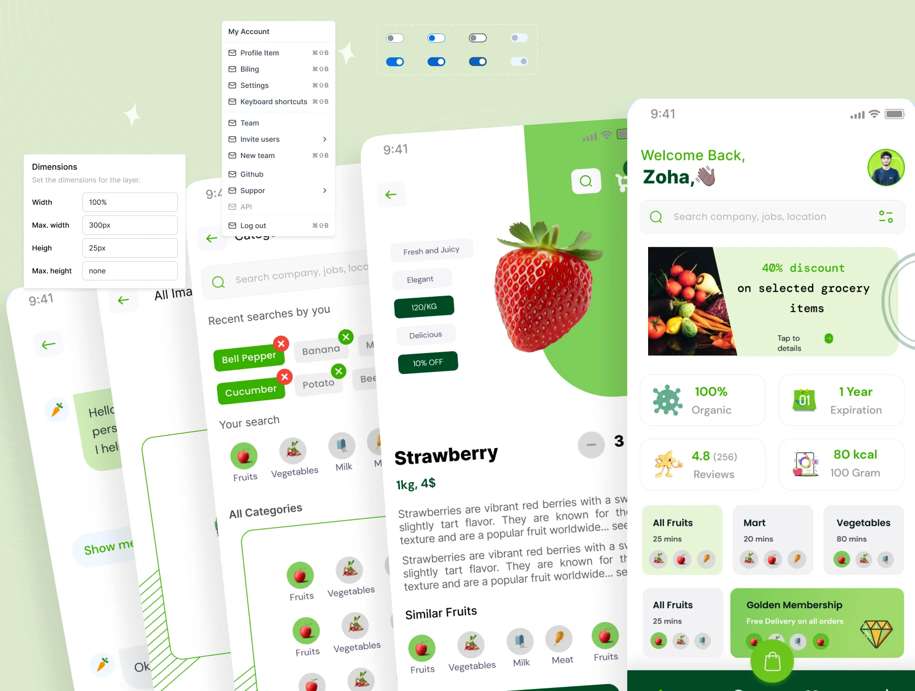 Gocery - Grocery Mobile App UI Kit 4