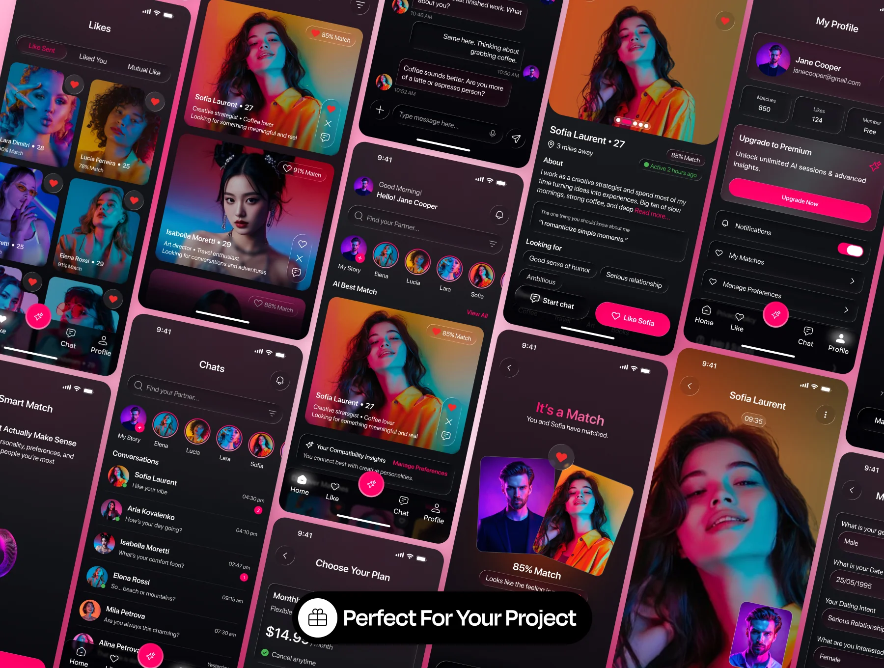 Godate - Dating Mobile App UI Kit 3