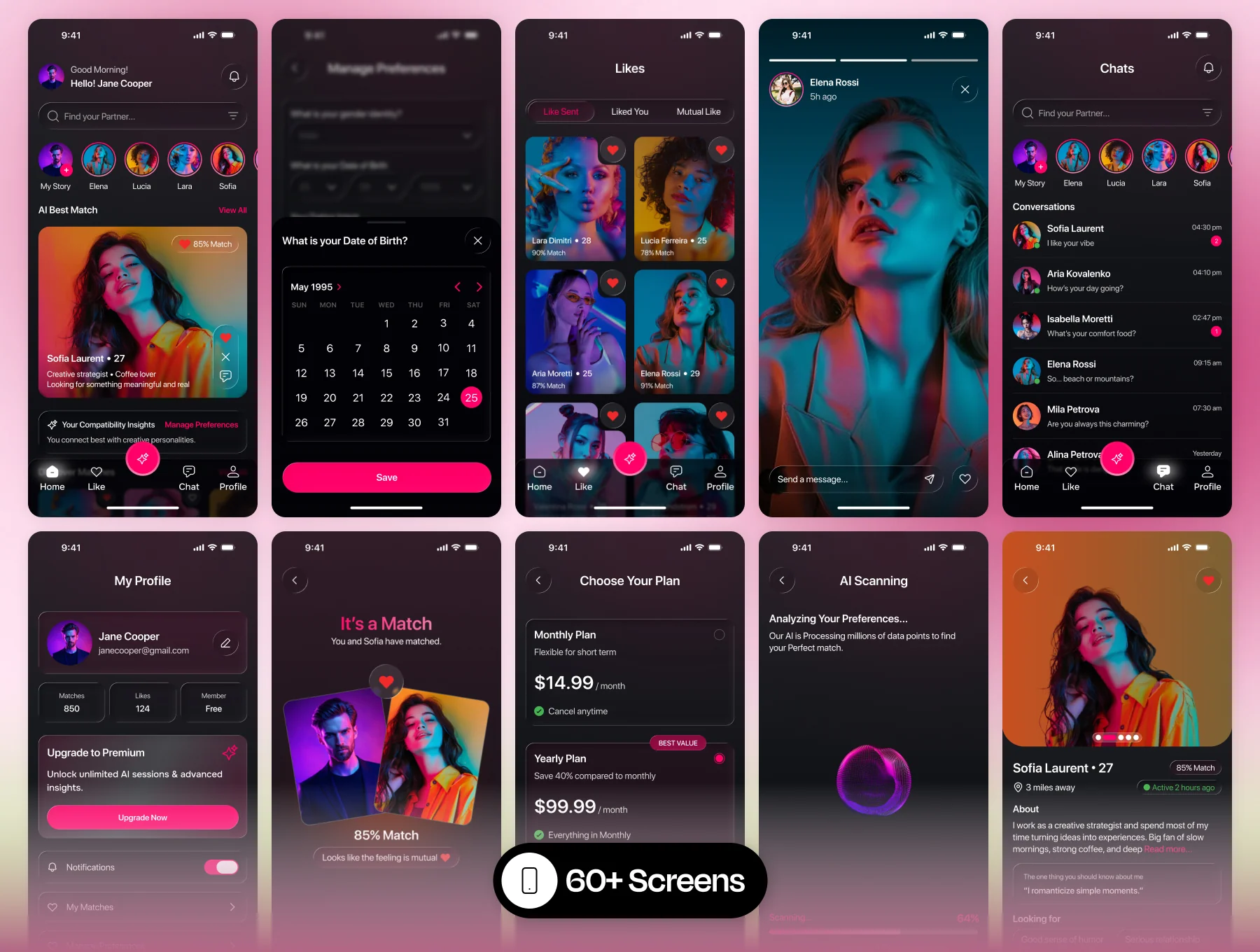 Godate - Dating Mobile App UI Kit 4