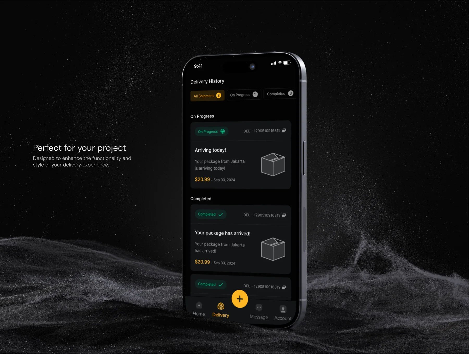 Godeliv - Delivery App UI Kit 4