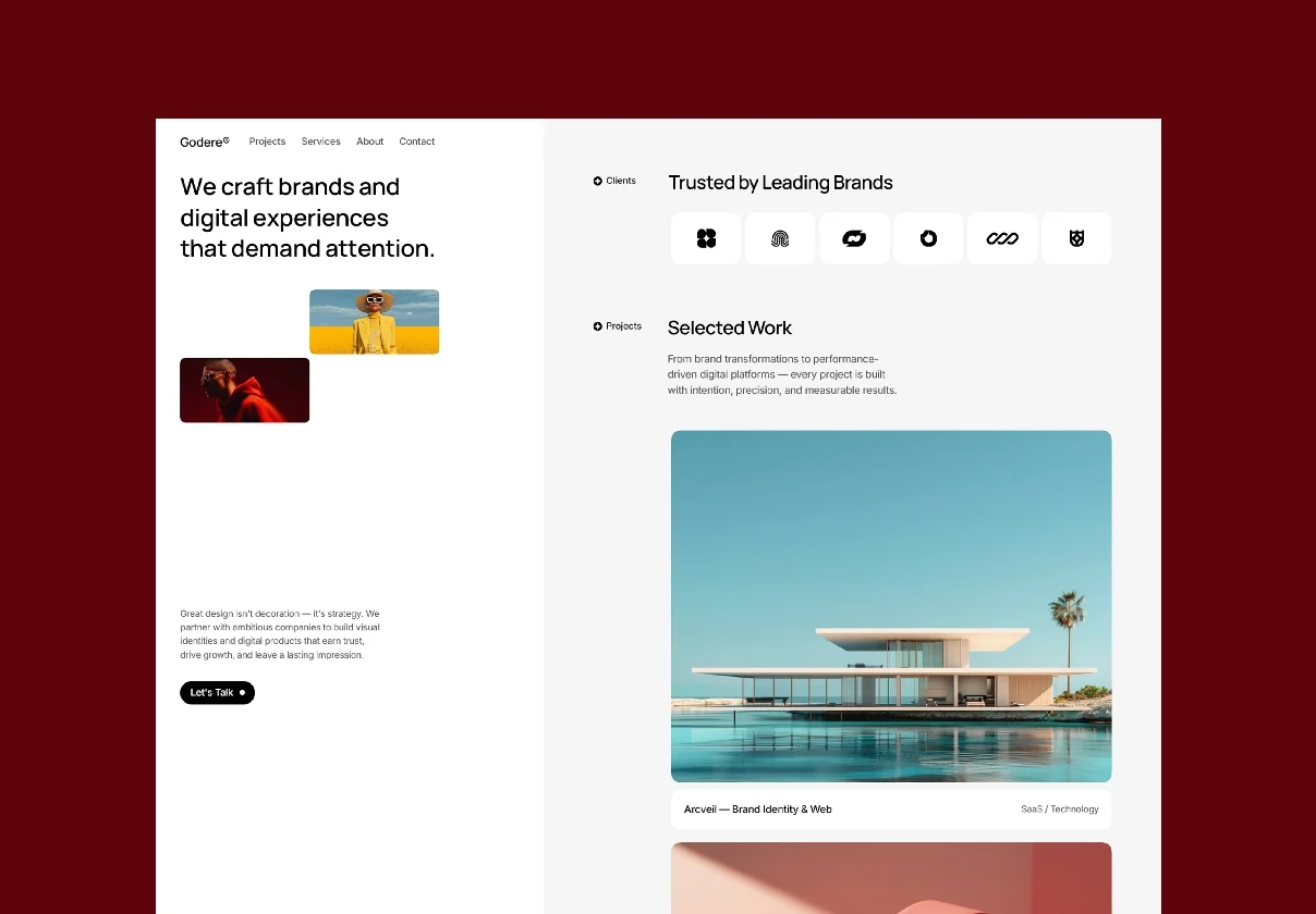 Godere® - Premium Portfolio/Agency Template