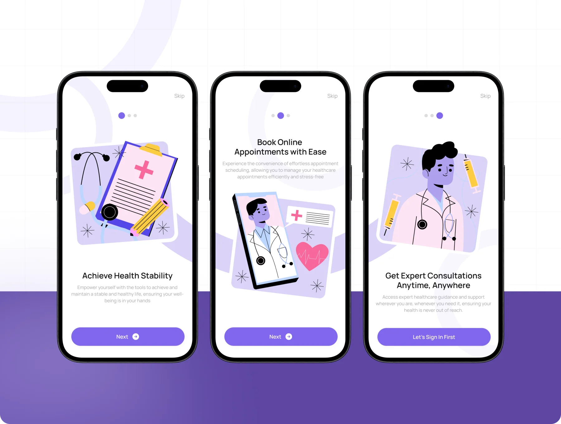 GoDoc - Health Care App Mobile UI KIT 2