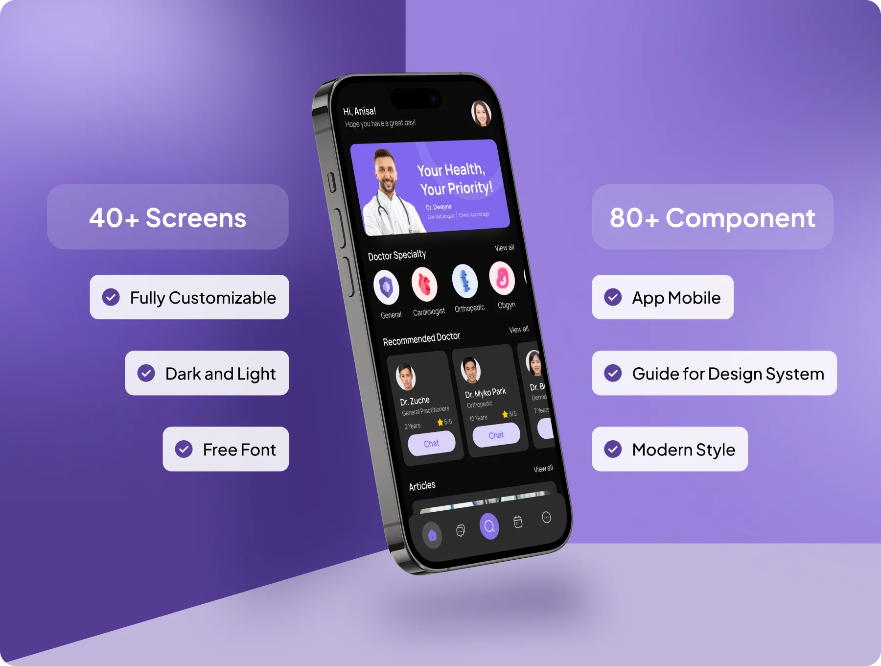 GoDoc - Health Care App Mobile UI KIT 3