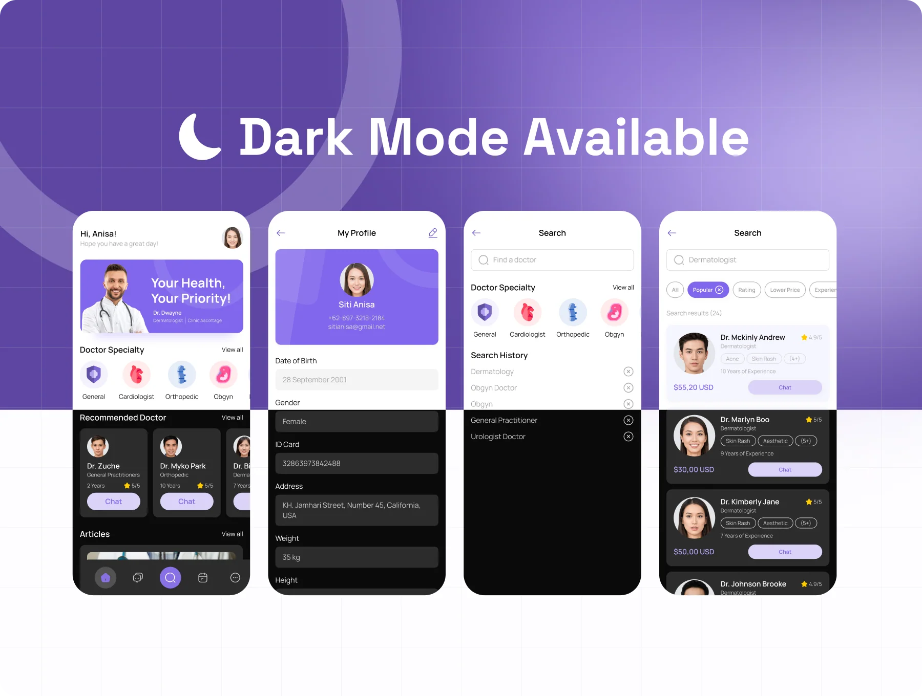 GoDoc - Health Care App Mobile UI KIT 7