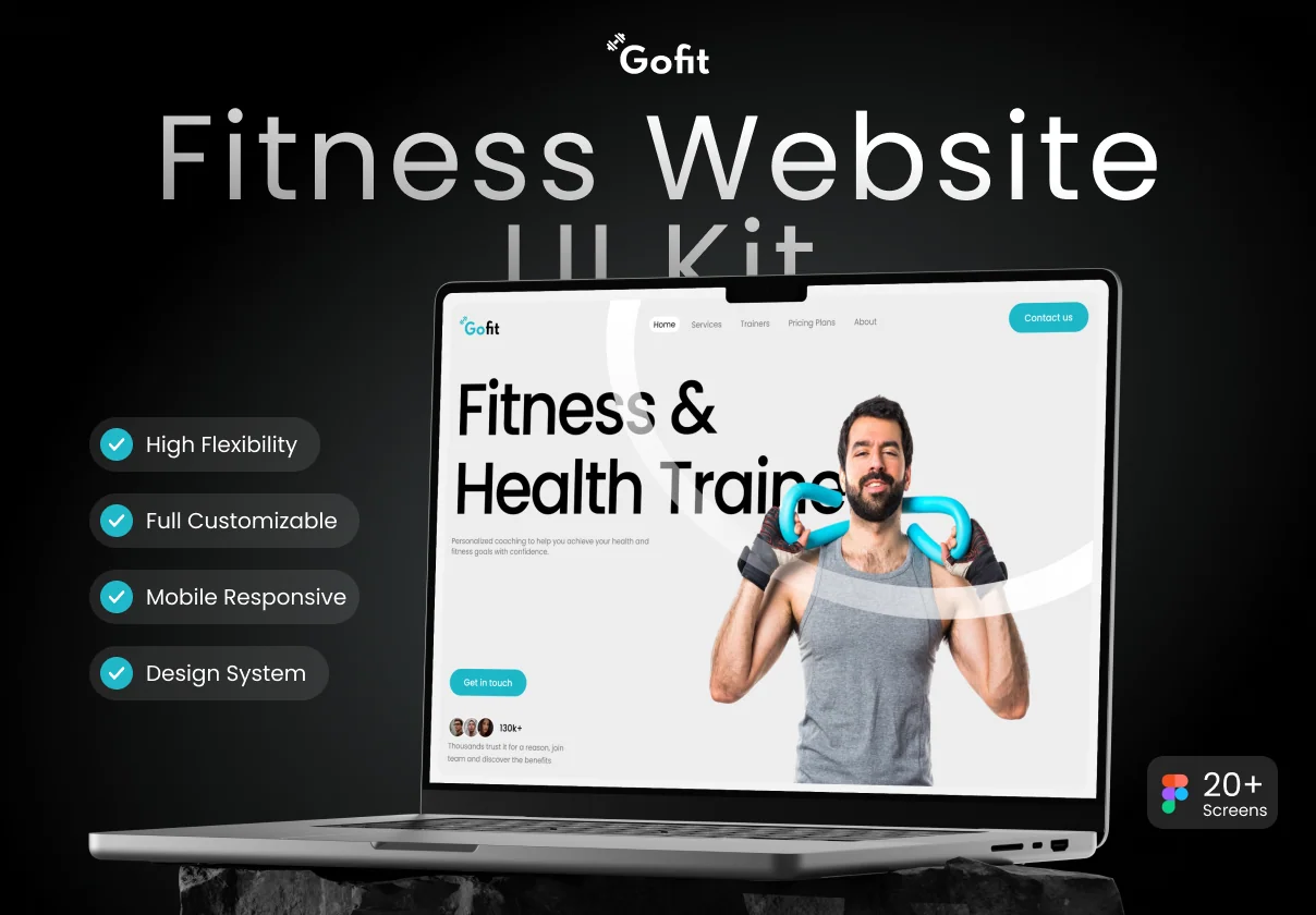 GoFit - Fitness Website UI Kit