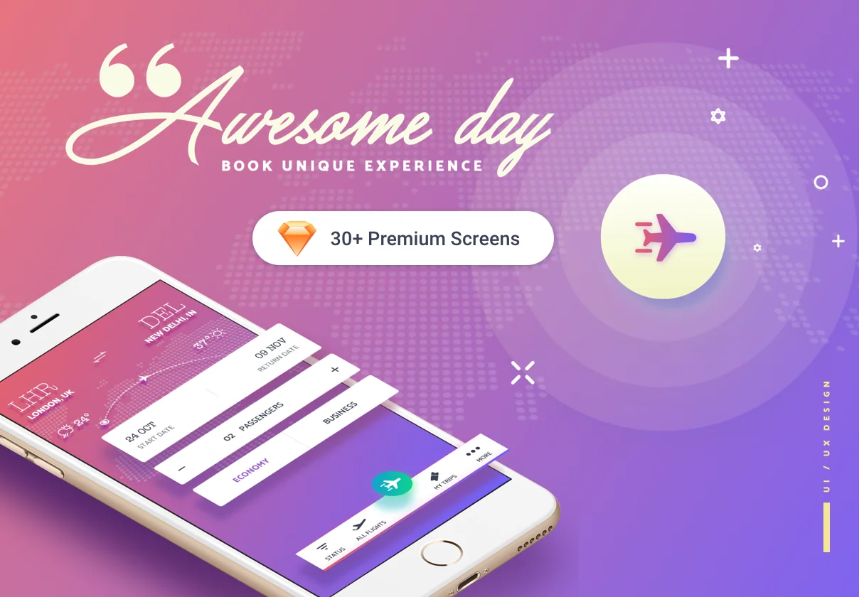 GoFlight Mobile App - UI kit