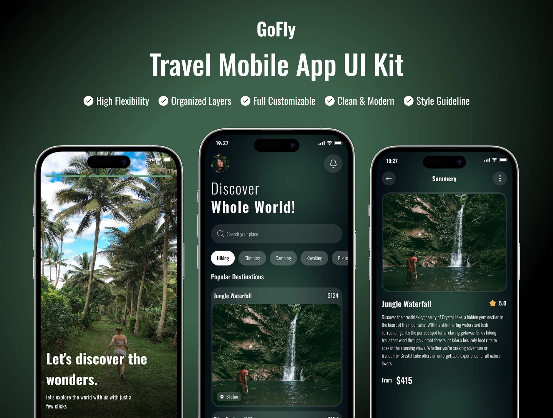 GoFly - Travel App UI Kit