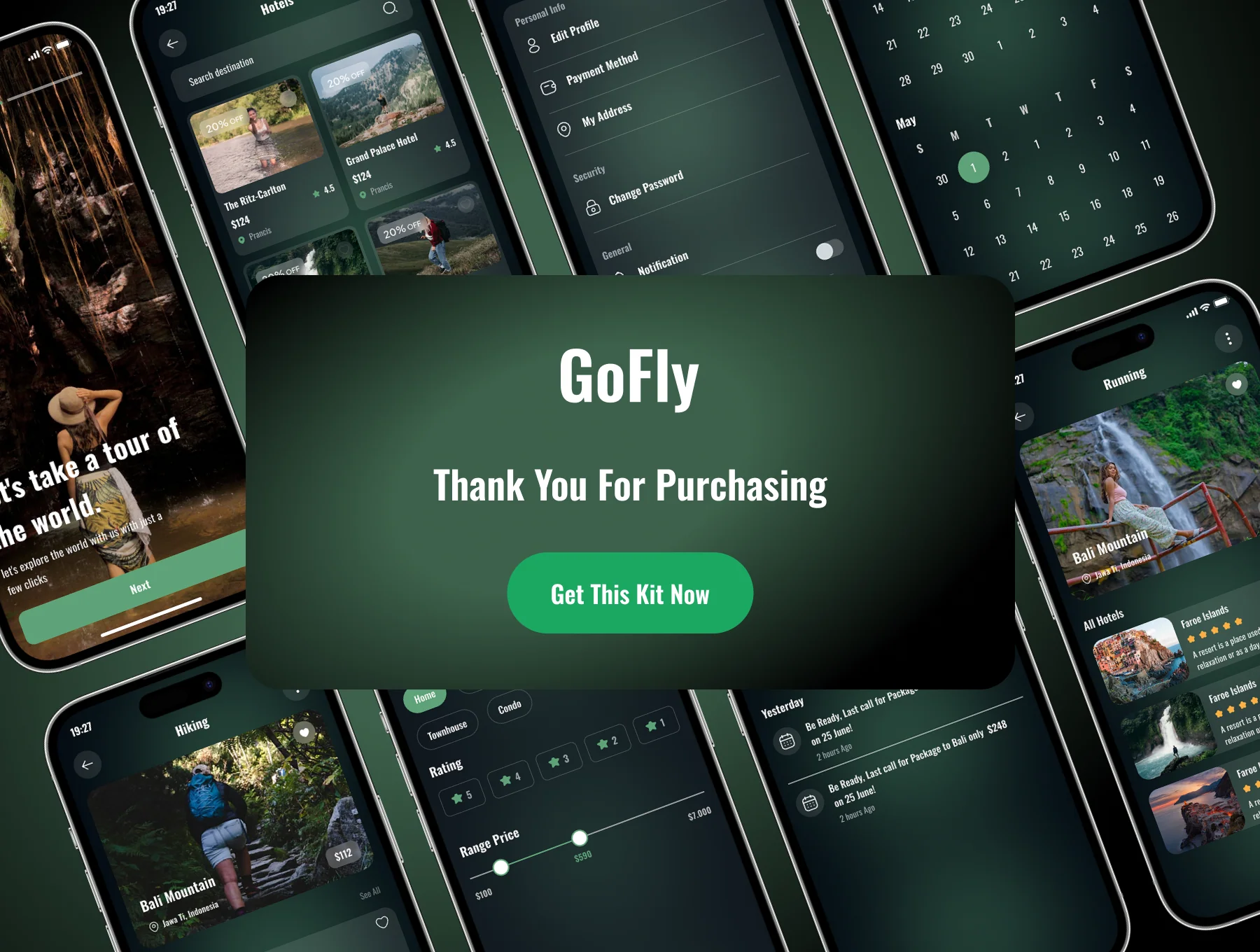 GoFly - Travel App UI Kit 6