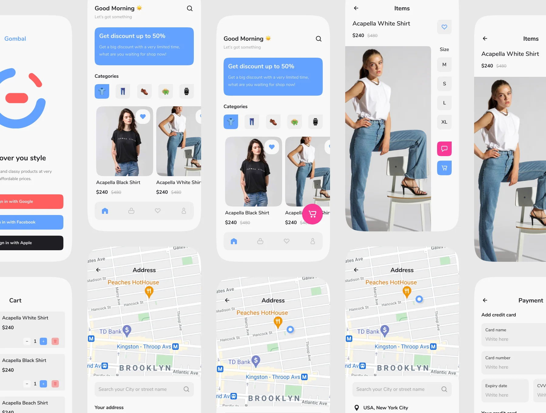 Gombal - Online shopping App UI Kit 3