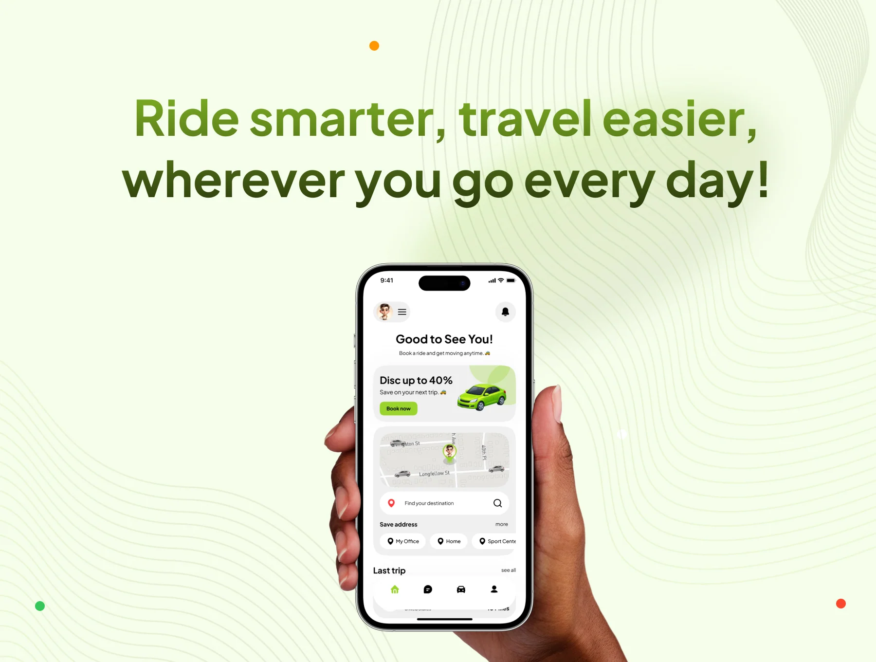 Gomobi – Smart Ride Booking Service App UI Kit 6