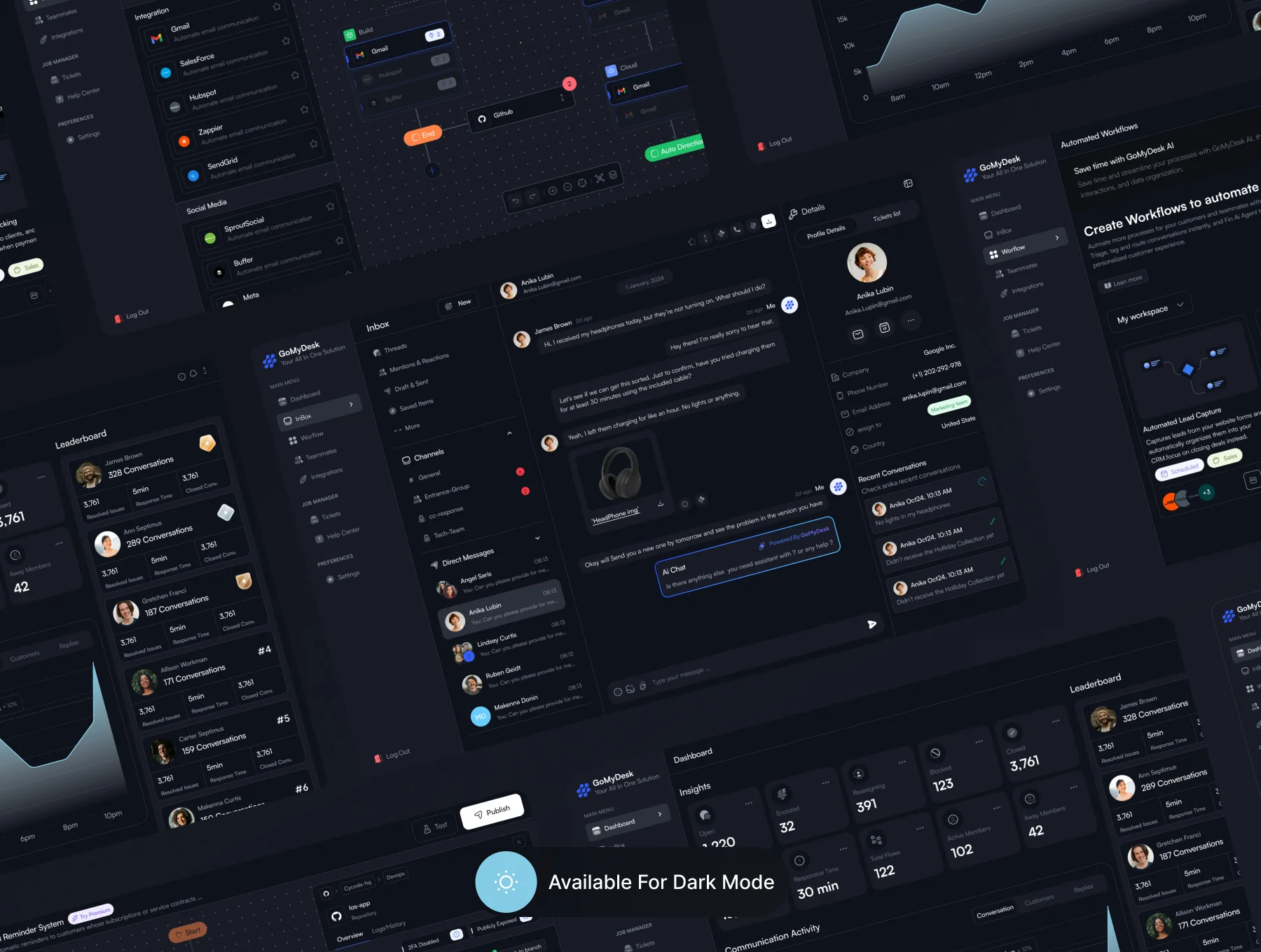 GoMyDesk: Customer Service & Automation UI Kit 5