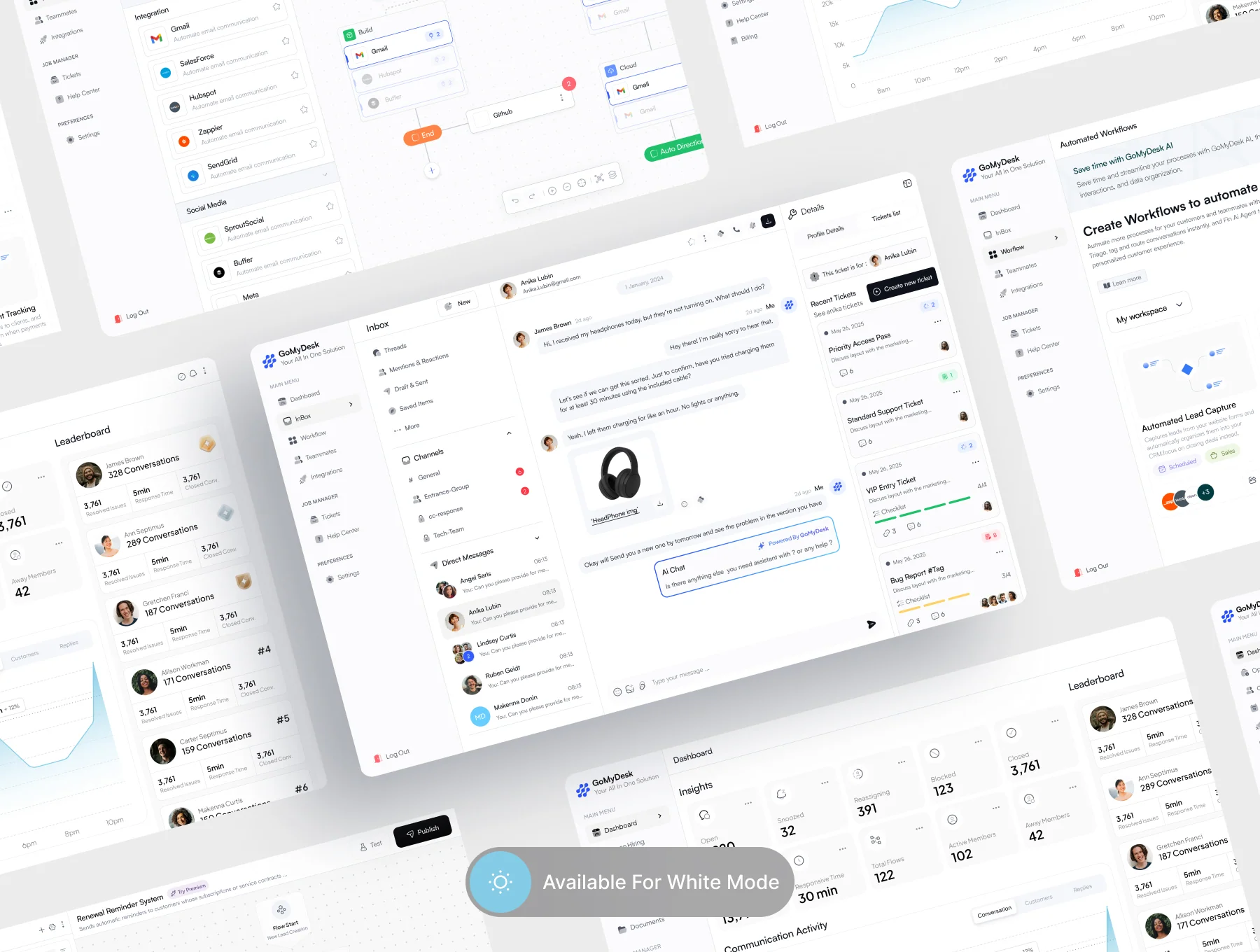 GoMyDesk: Customer Service & Automation UI Kit 6
