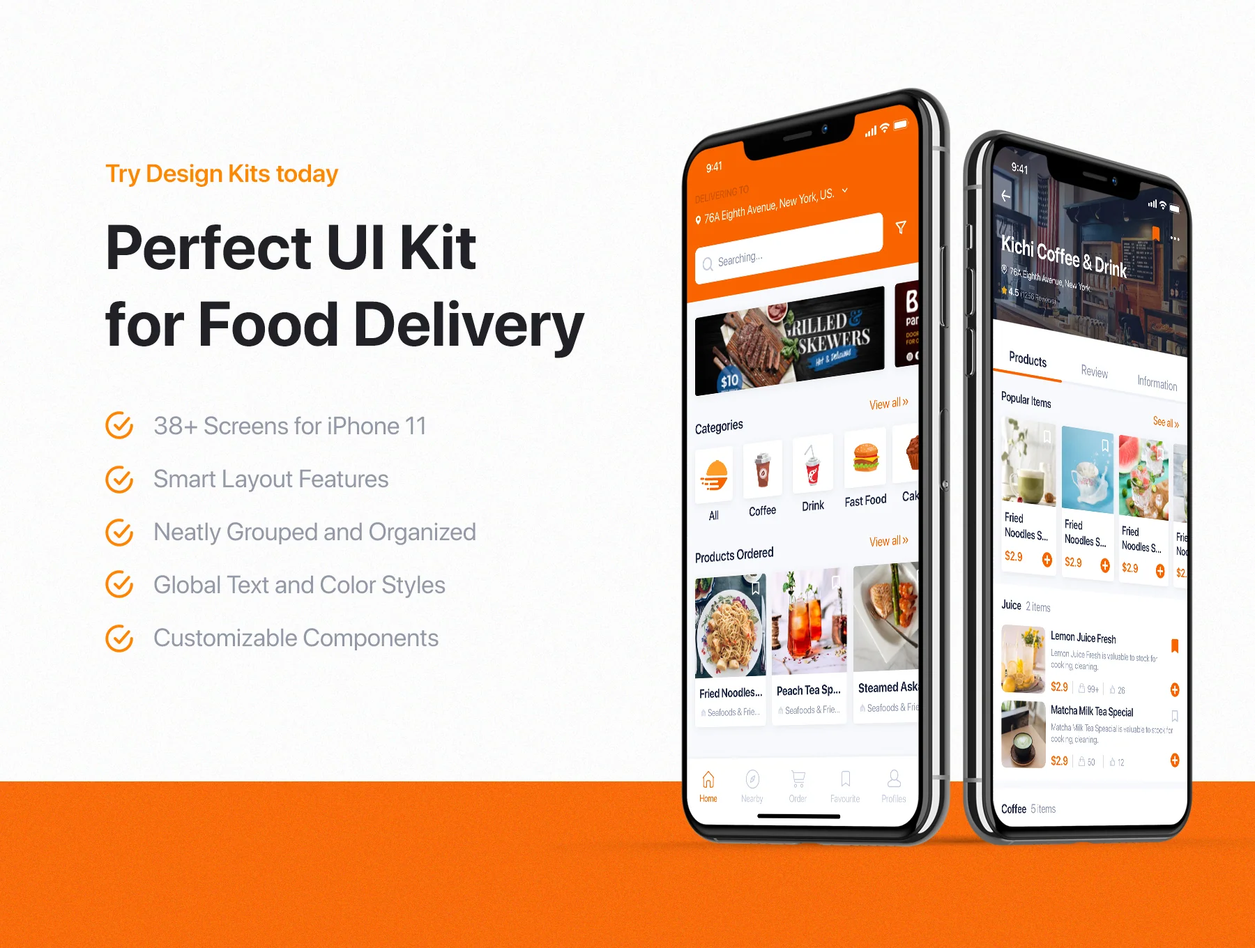 GonEats - Food Delivery UI Kit 4