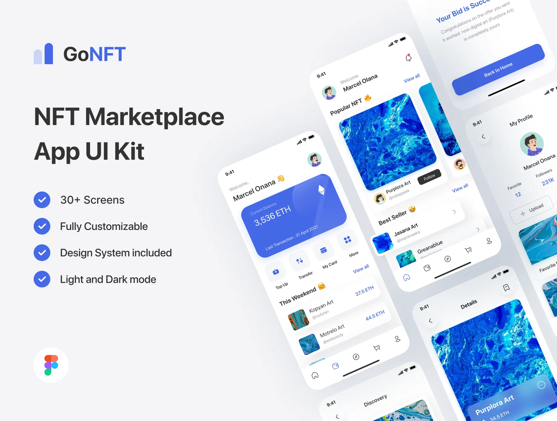 GoNFT - NFT Marketplace Mobile App