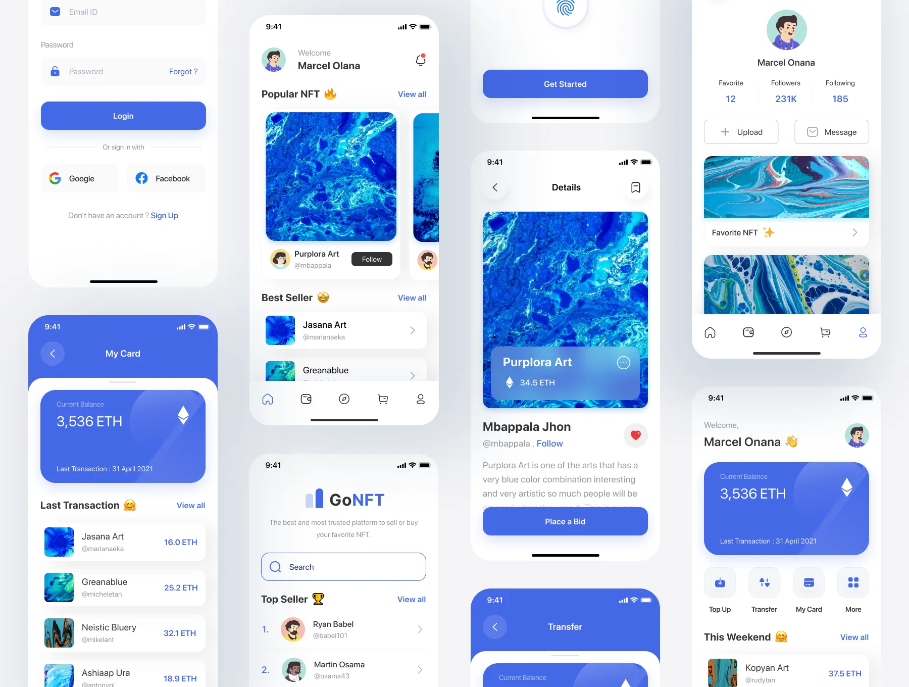 GoNFT - NFT Marketplace Mobile App 4