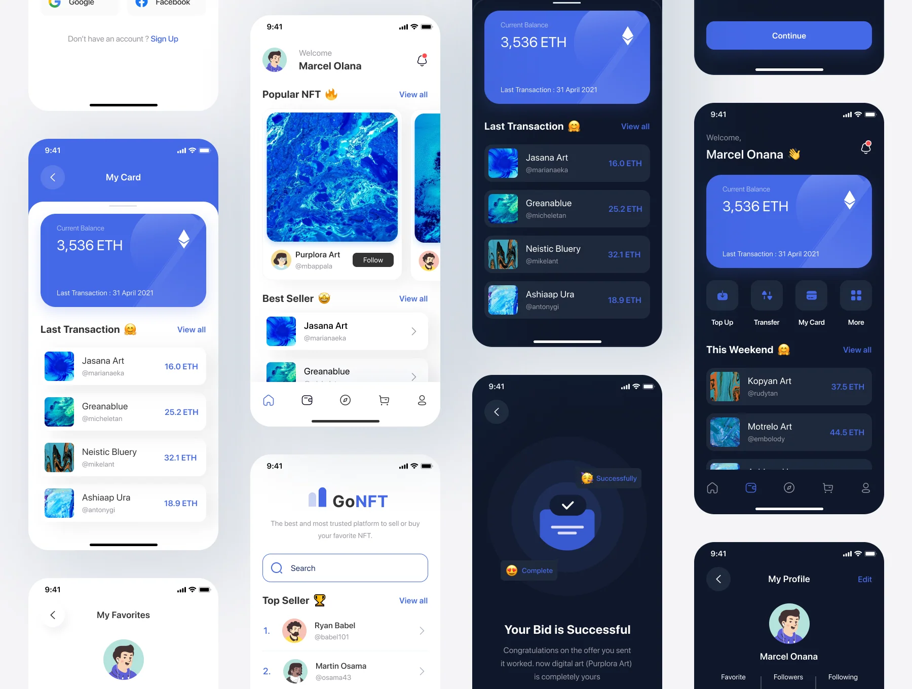 GoNFT - NFT Marketplace Mobile App 6