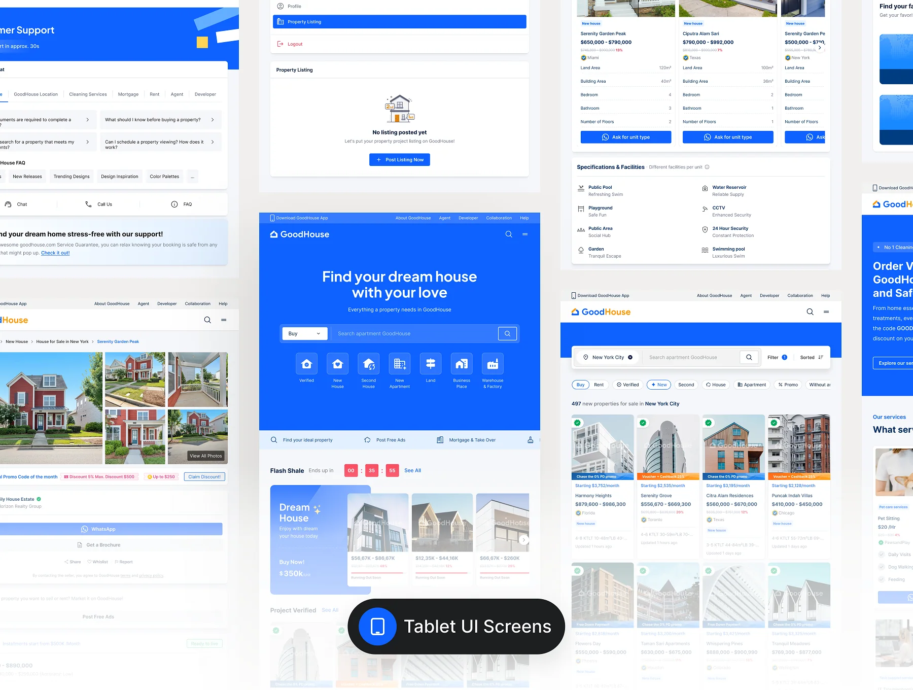 GoodHouse - Real Estate Website UI Kit 6