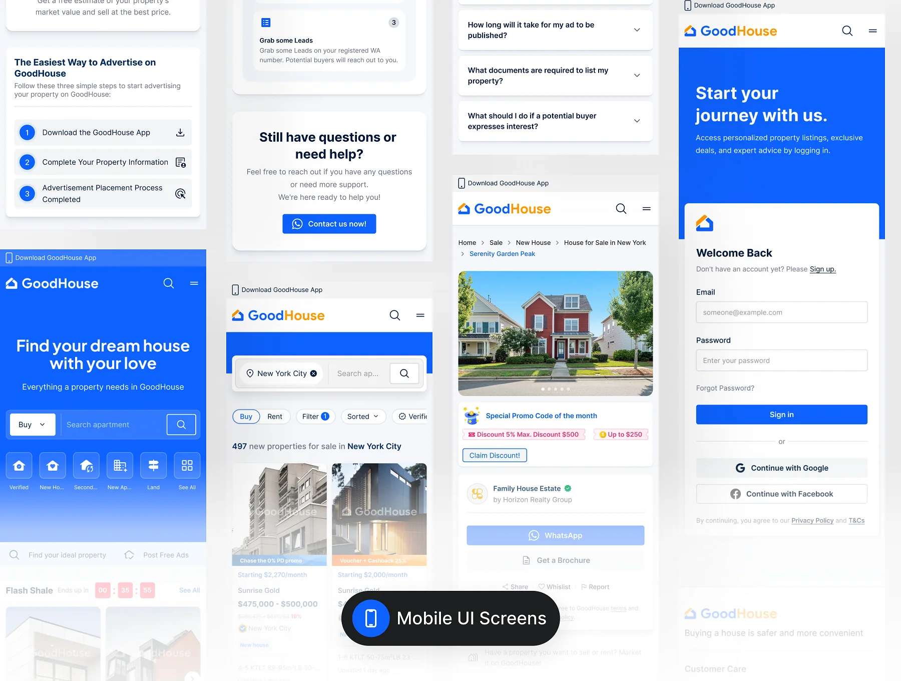 GoodHouse - Real Estate Website UI Kit 7