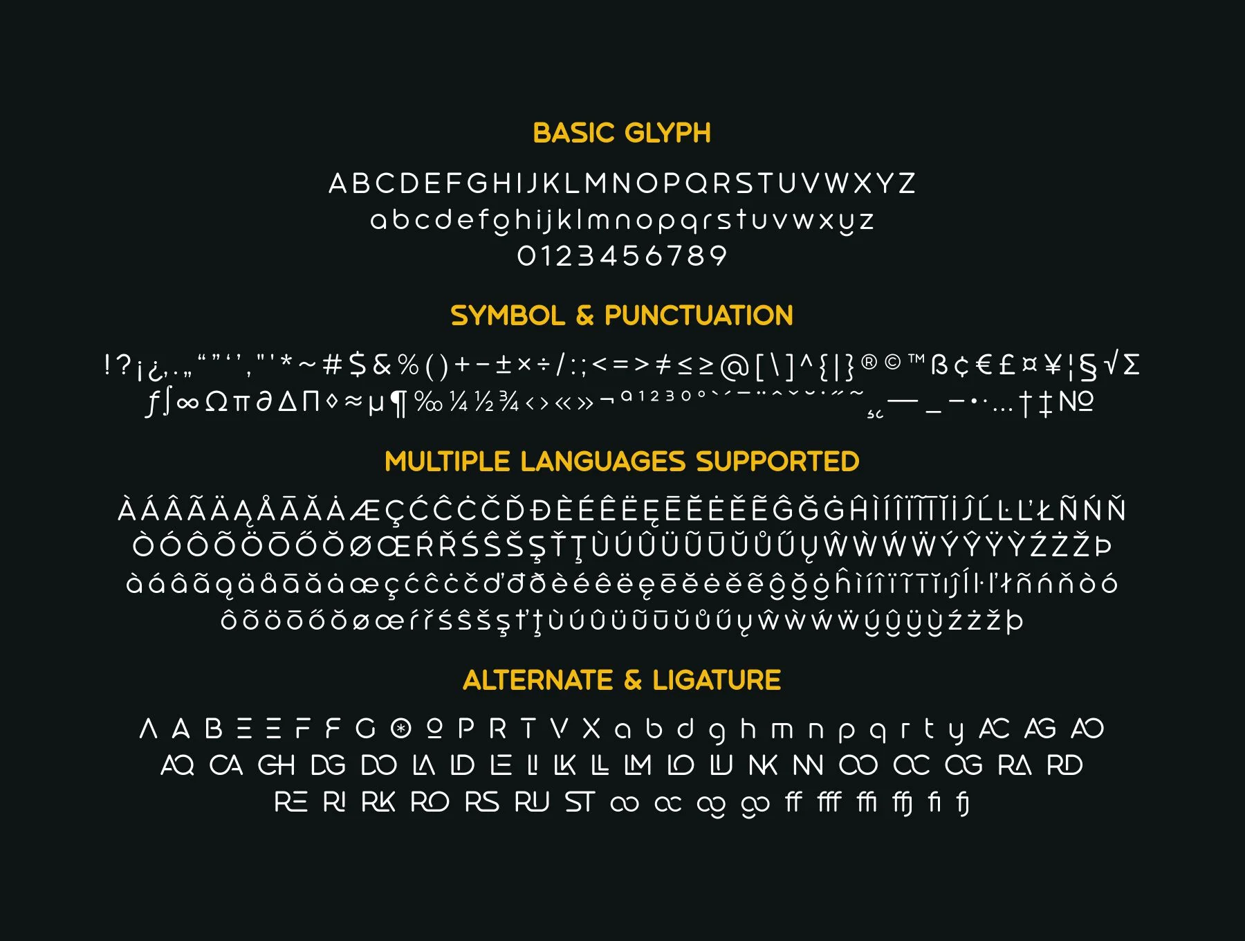 Goodly Fonts Family 8