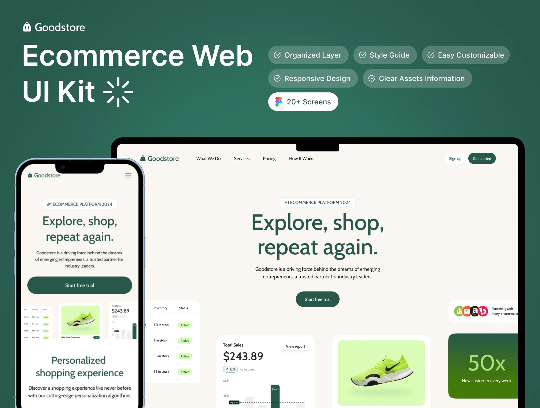 Goodstore - E-Commerce Website UI Kit