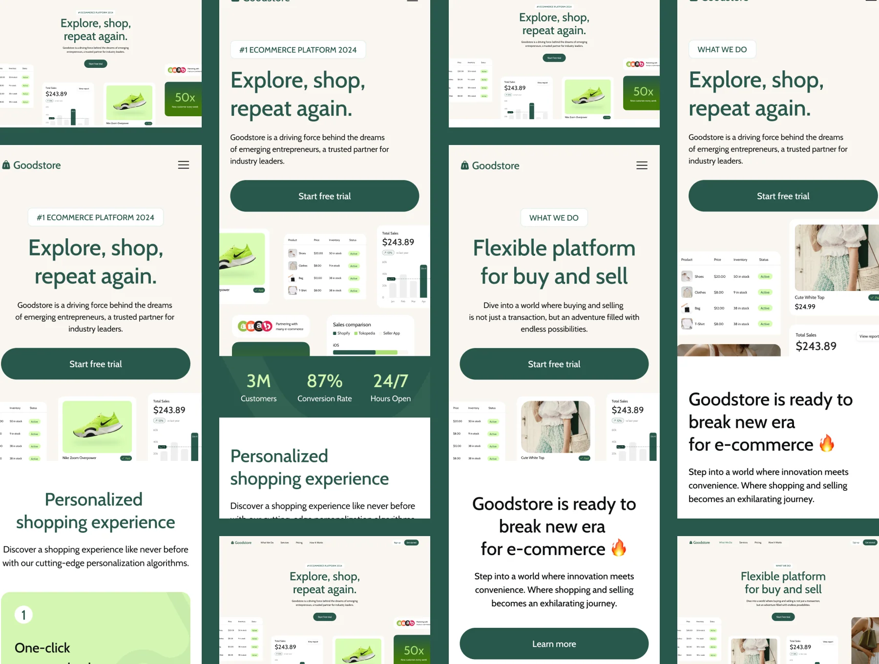 Goodstore - E-Commerce Website UI Kit 2