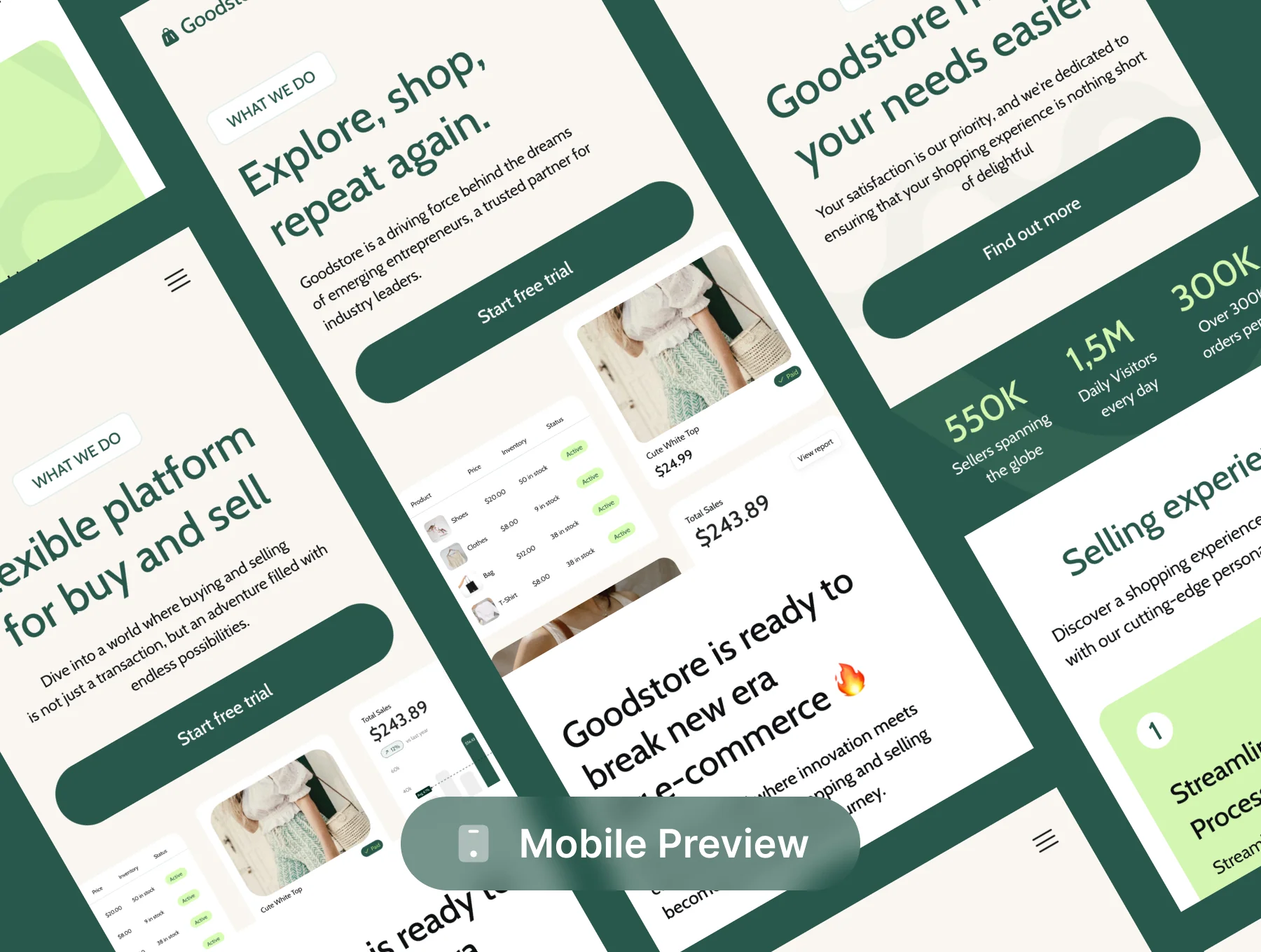 Goodstore - E-Commerce Website UI Kit 7