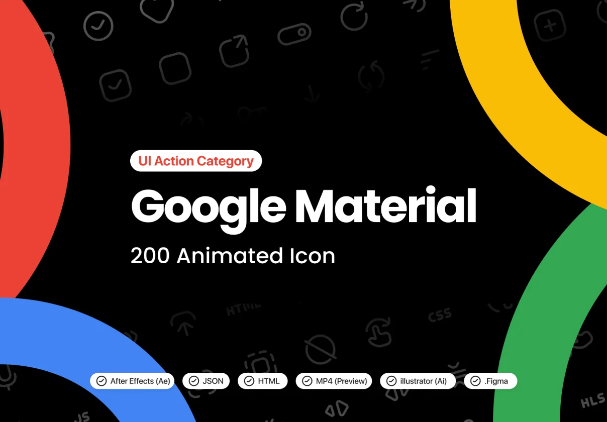 Google Material / 200 Animated Icon