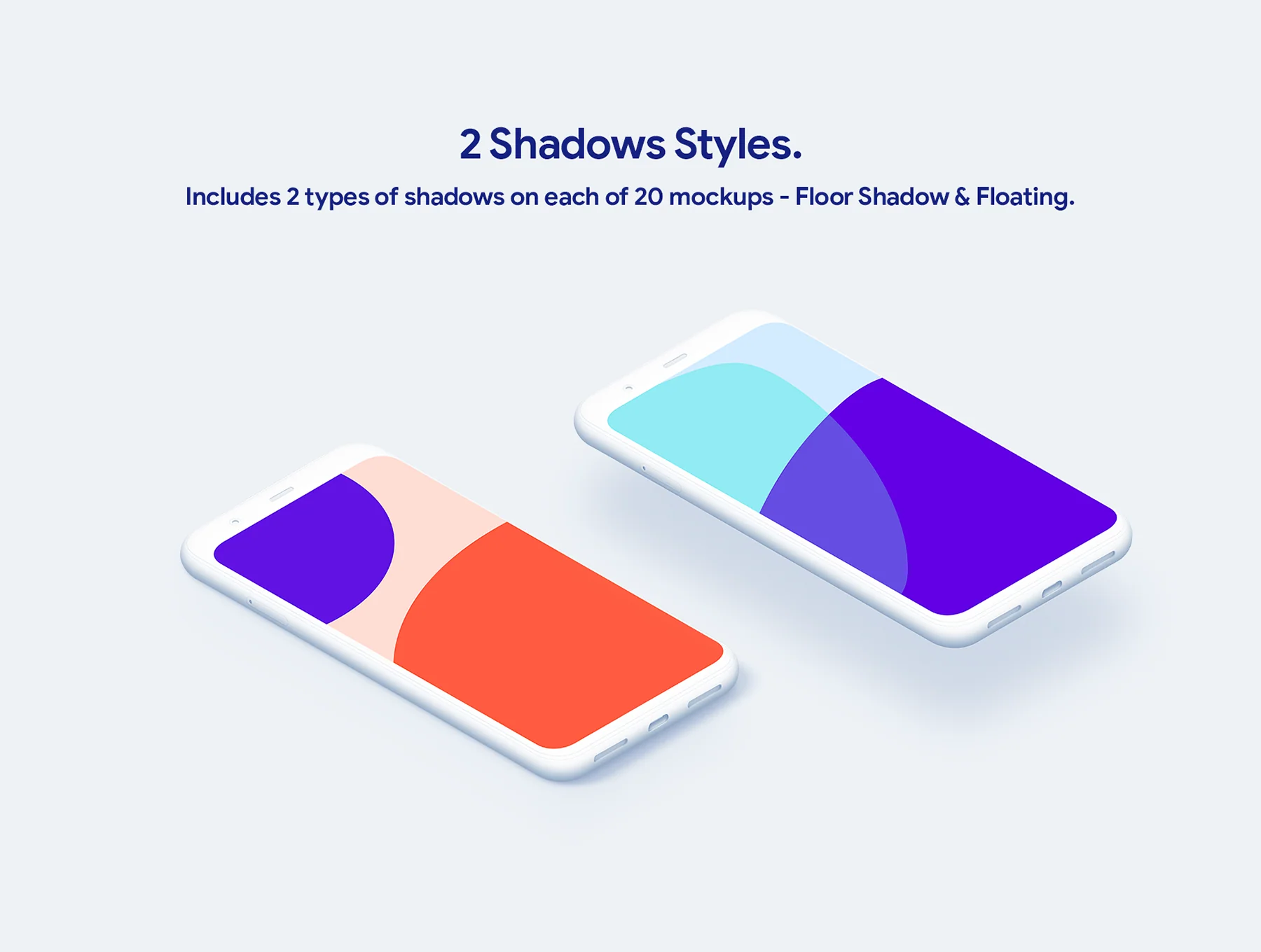 Google Pixel 4 - 20 Clay Mockups 6