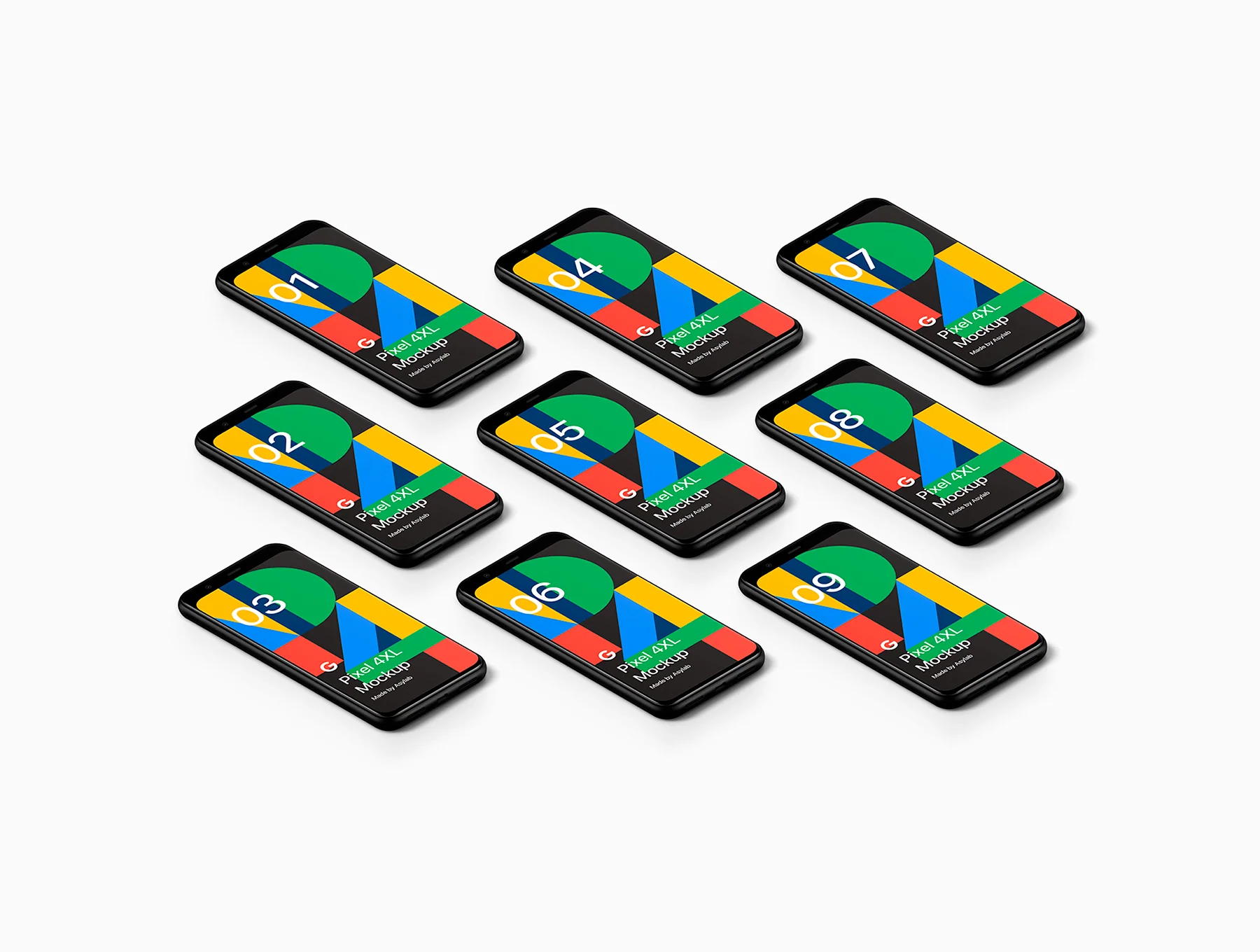Google Pixel 4 - 20 Mockups 7