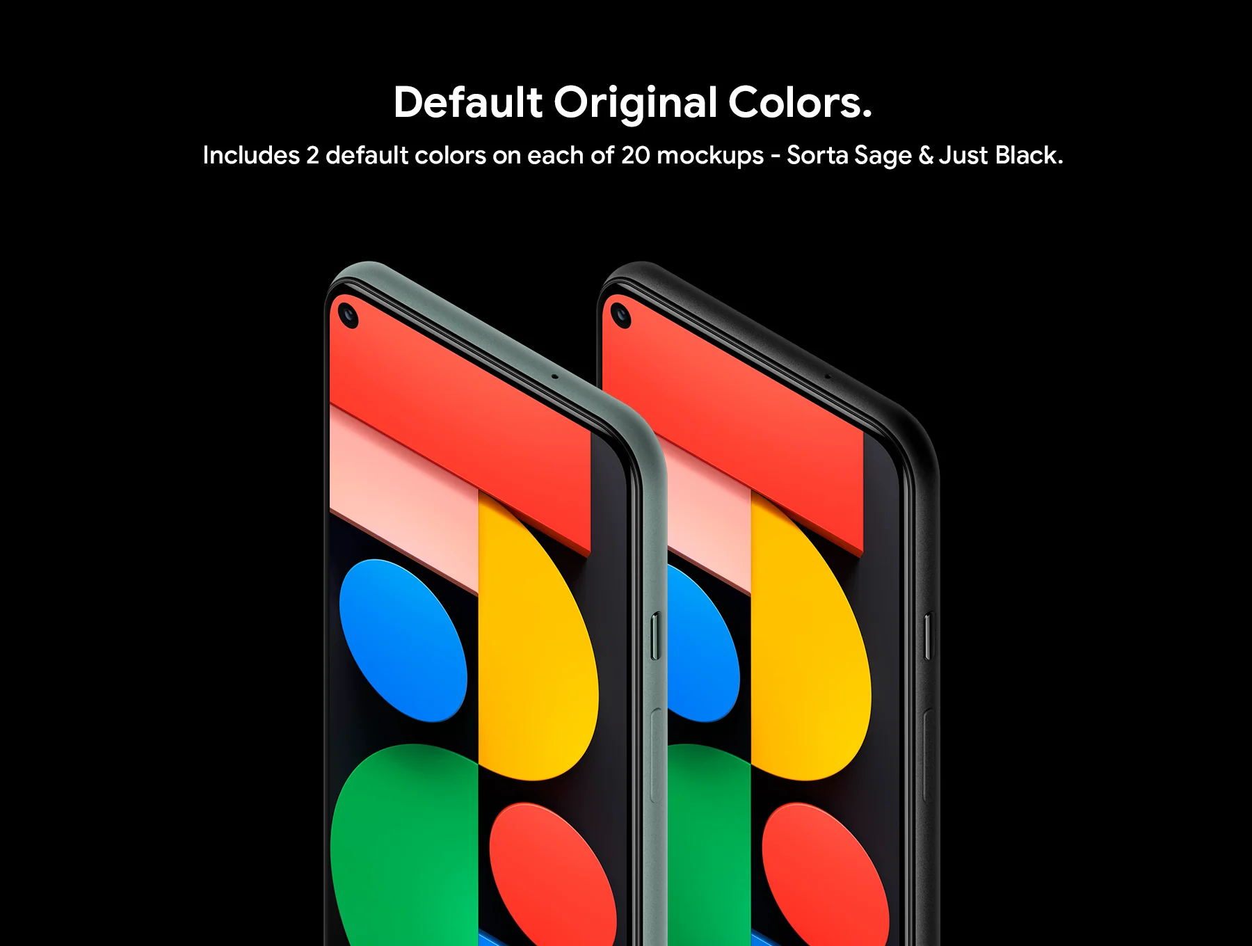Google Pixel 5 - 20 Mockups 4