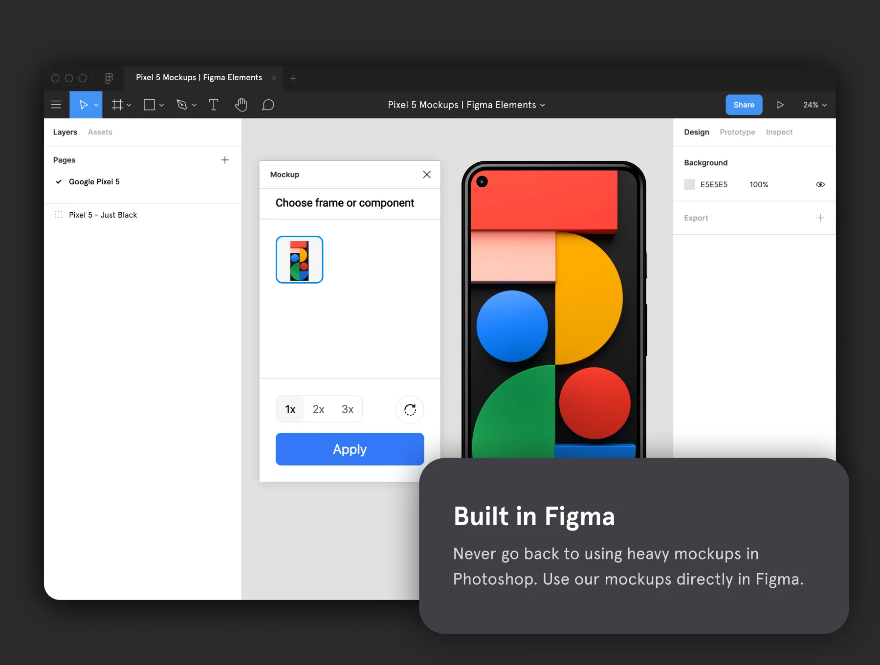 Google Pixel 5 Figma Mockups 4