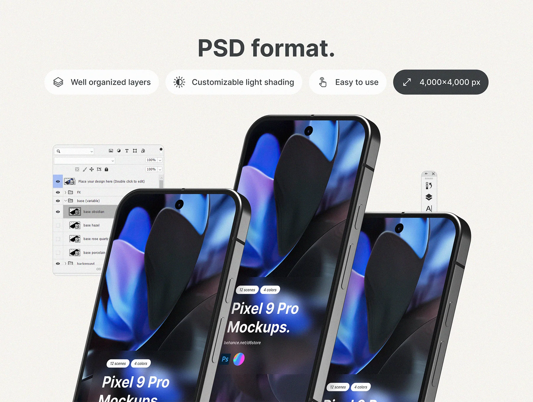 Google Pixel 9 Pro Mockups 2