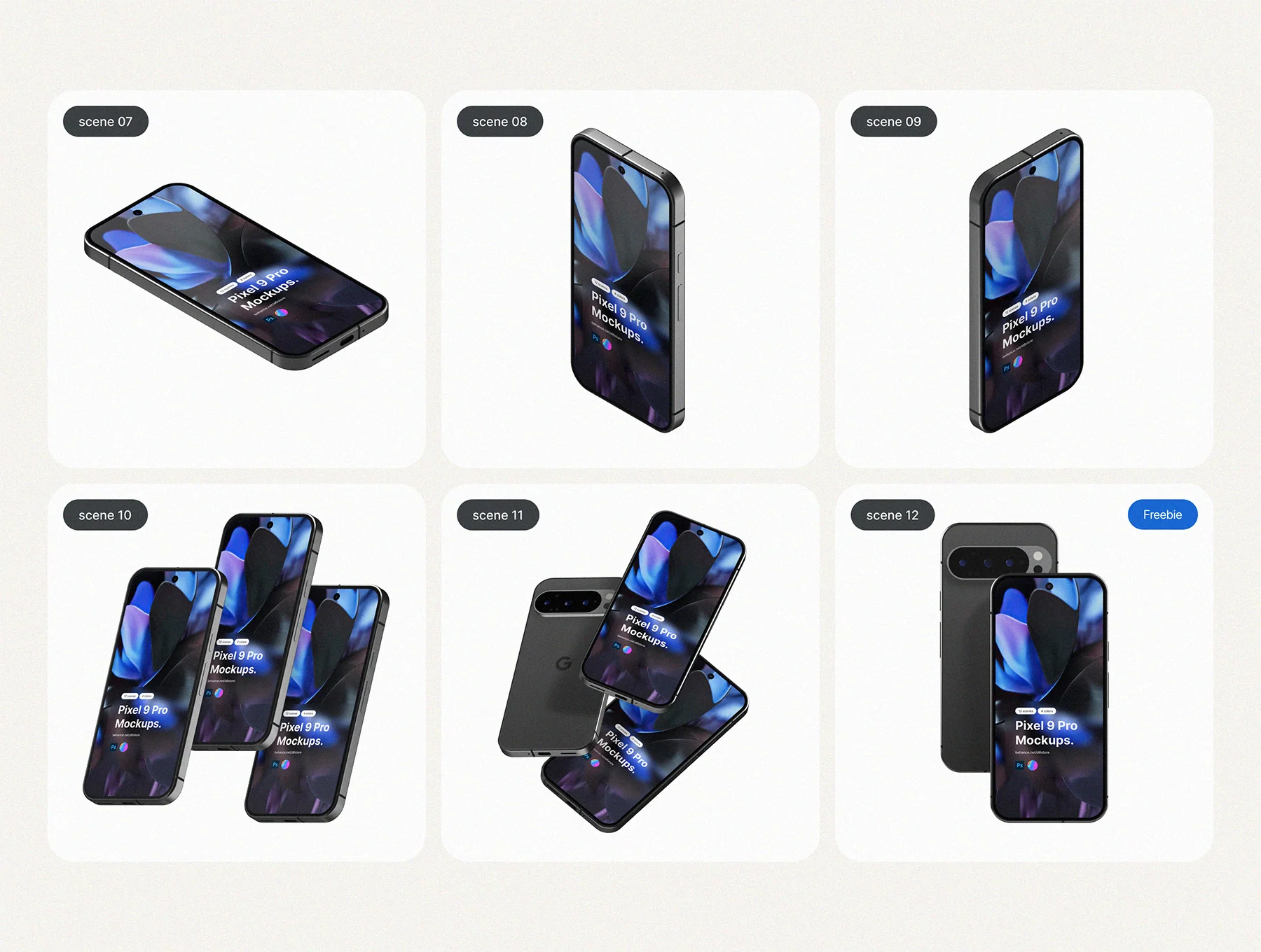 Google Pixel 9 Pro Mockups 6