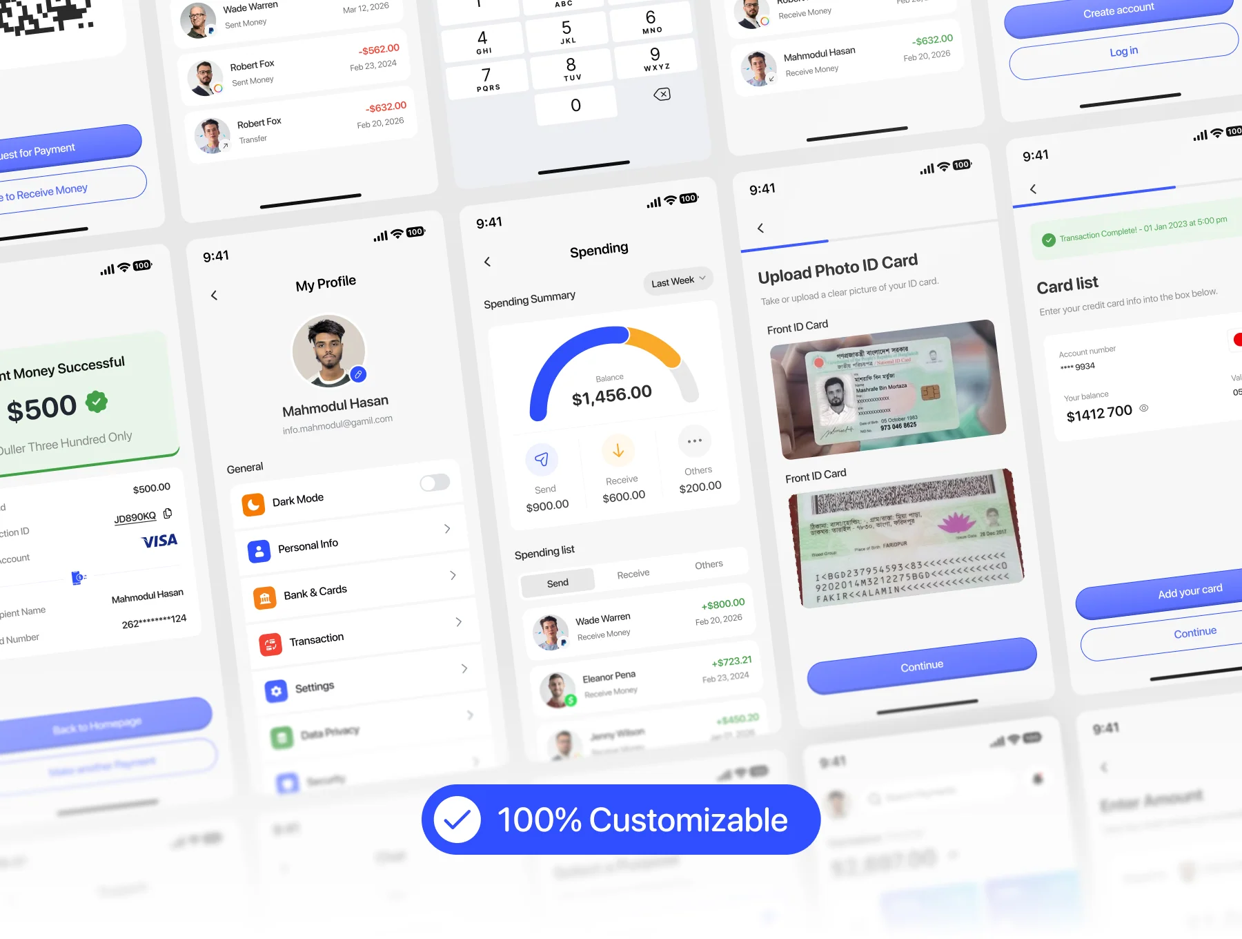 GoPay Banking - Finance Mobile App - UI KIT 4