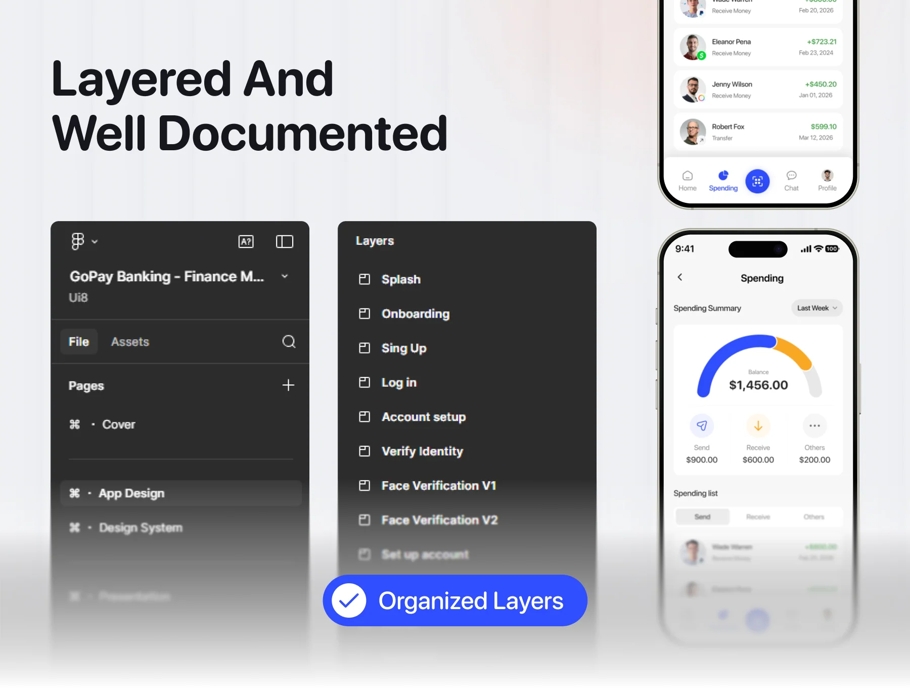 GoPay Banking - Finance Mobile App - UI KIT 6