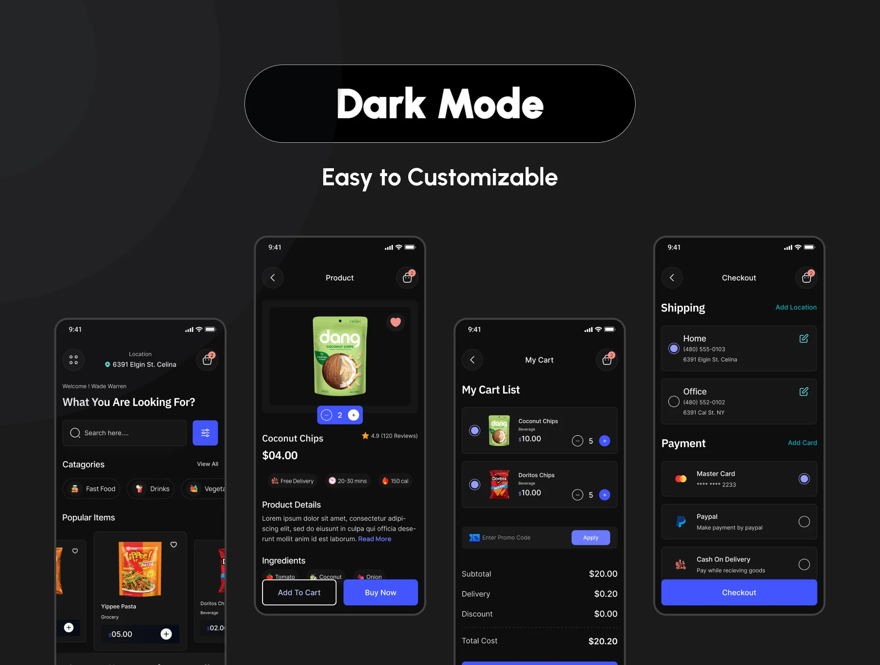 Gorcery Hut - Grocery Store App UI Kit 5