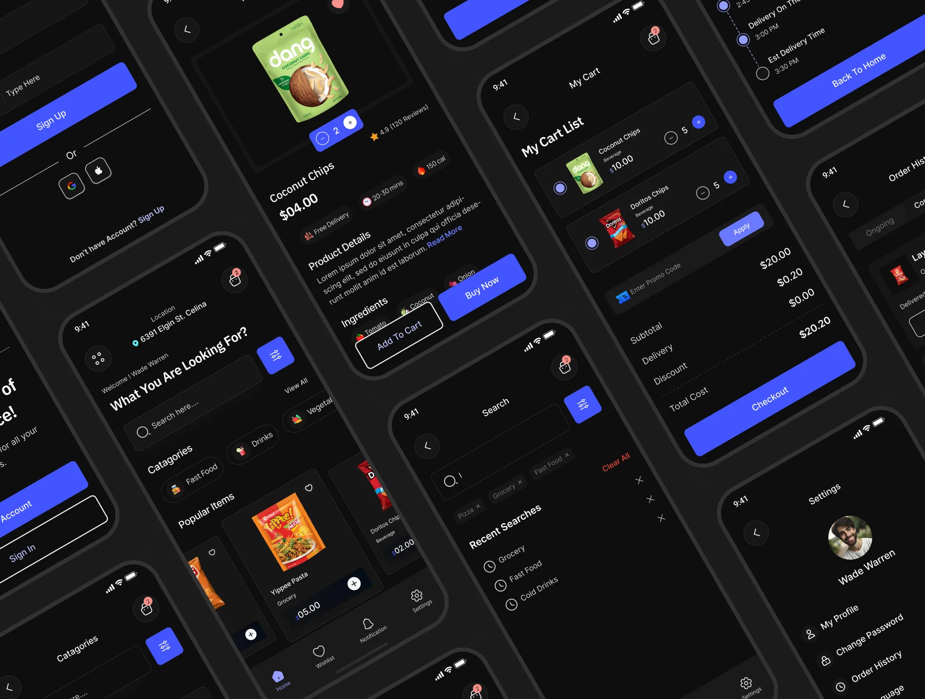 Gorcery Hut - Grocery Store App UI Kit 7