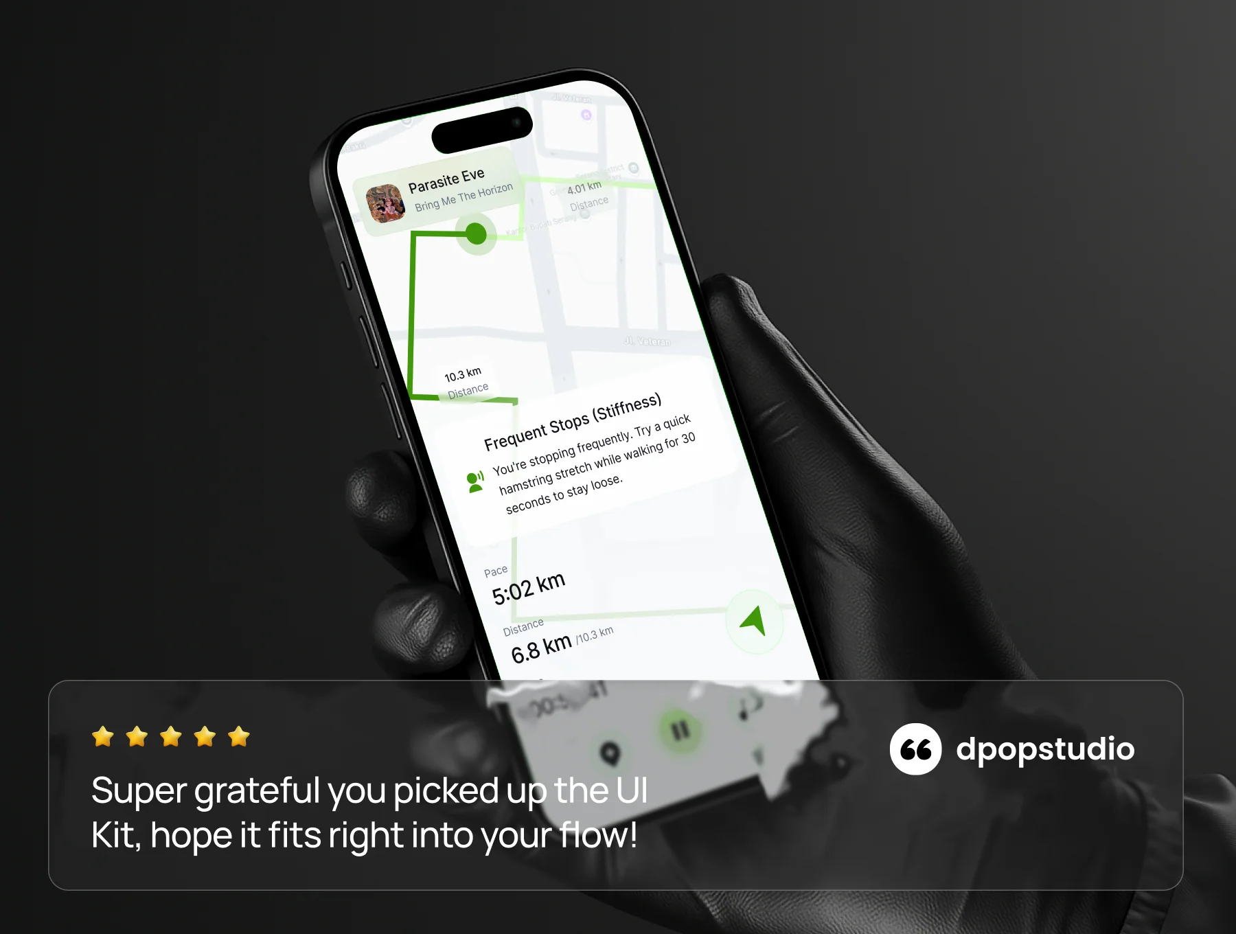 GoRun - Fitness & Running Mobile App UI KIT 8
