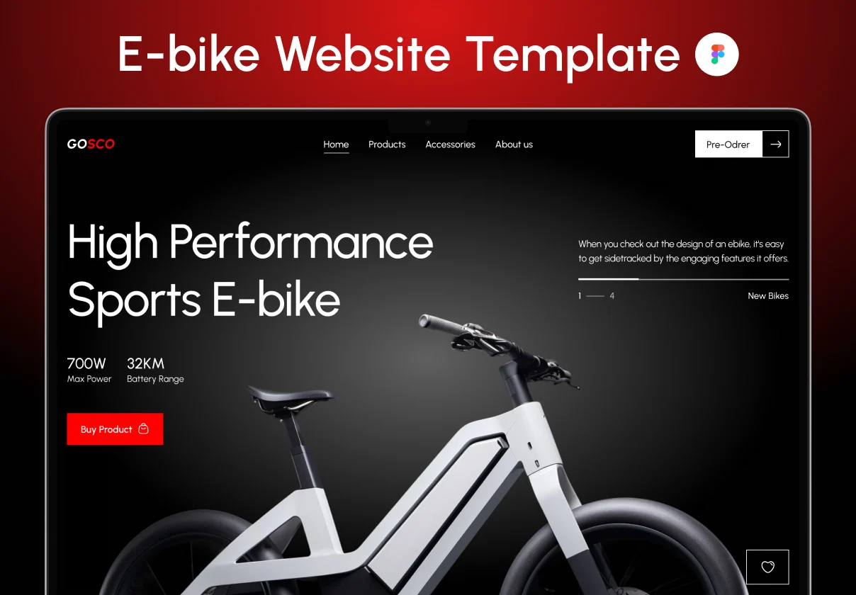 GOSCO - Electric Bike Website Template
