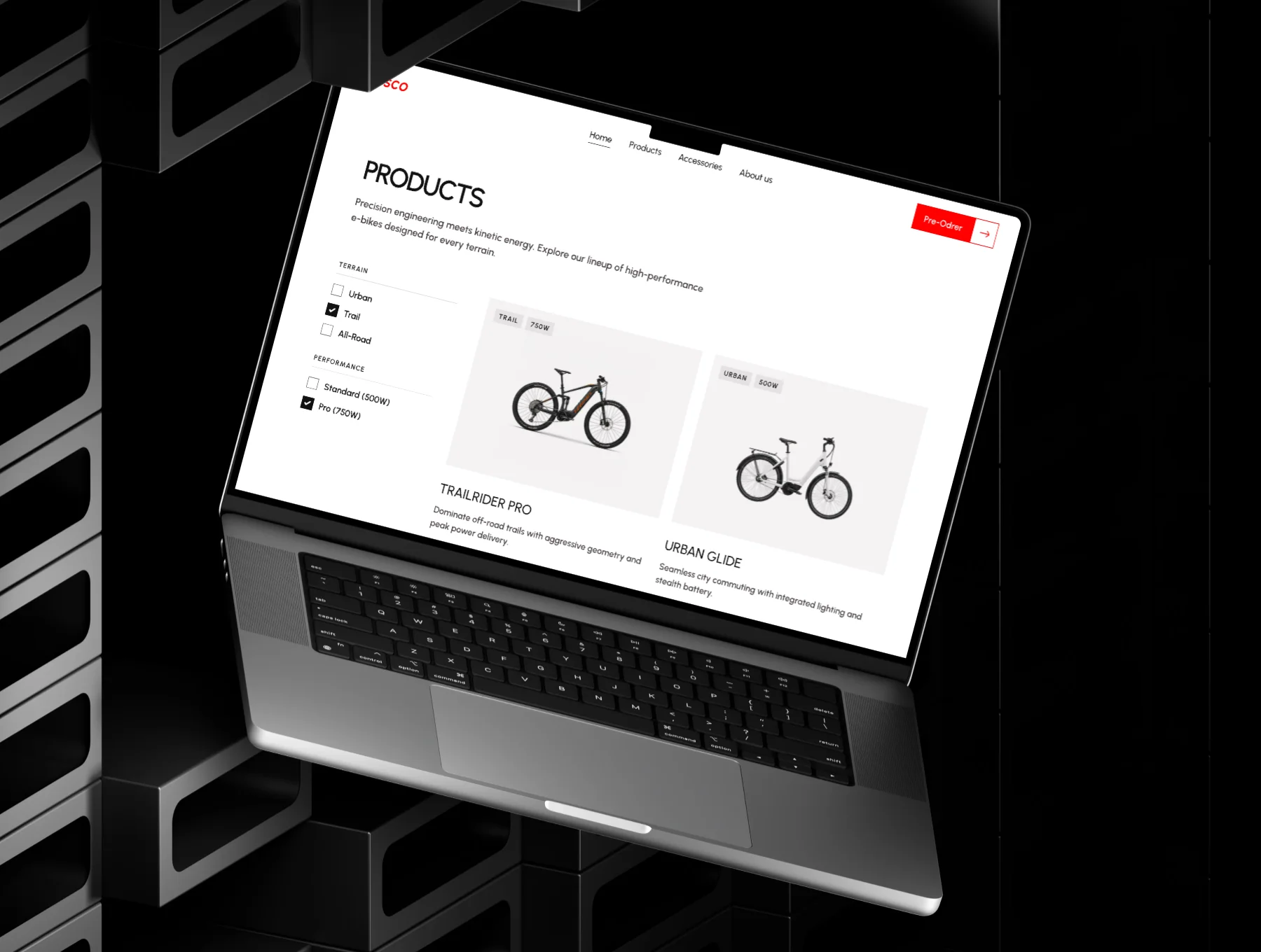 GOSCO - Electric Bike Website Template 2