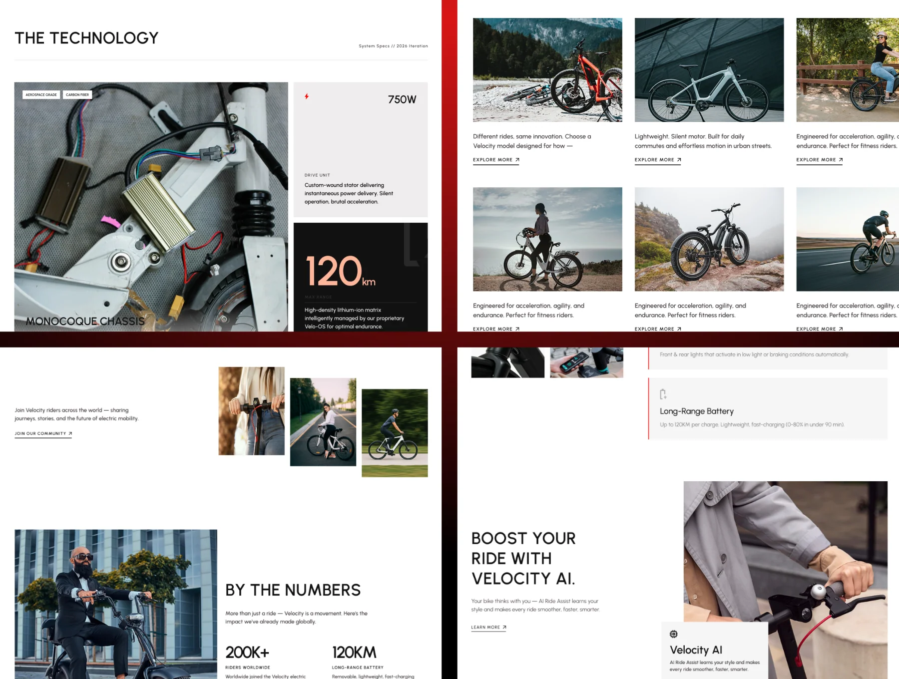 GOSCO - Electric Bike Website Template 3