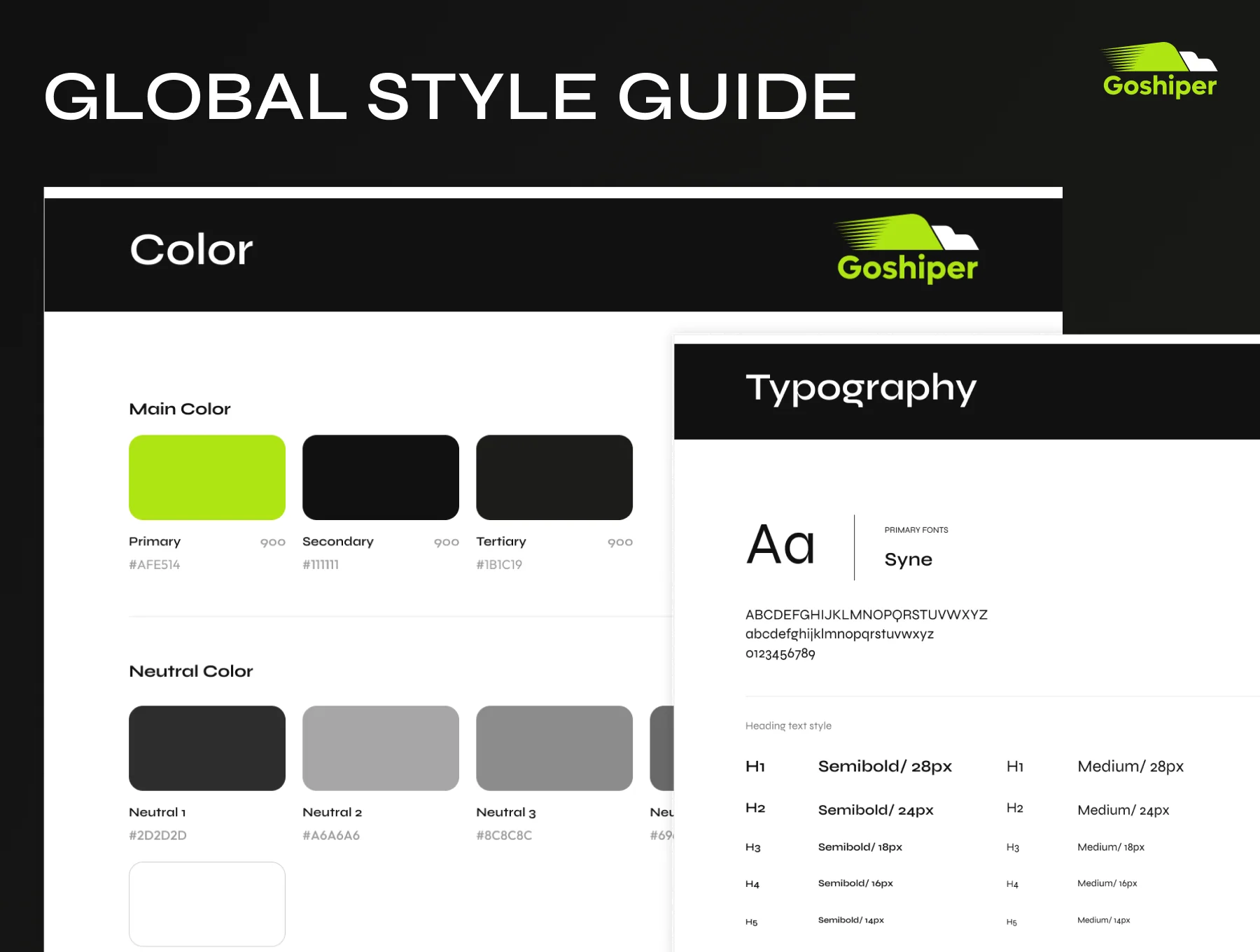 Goshiper - Shipping & Delivery Mobile App UI Kit 5