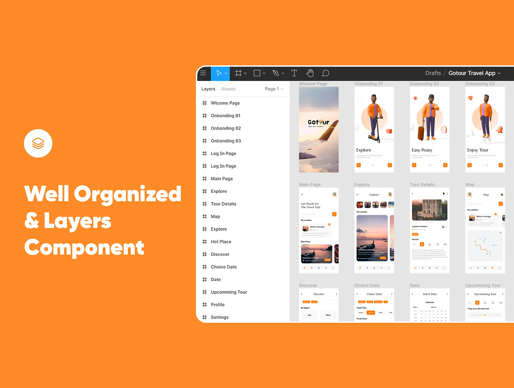 Gotour - Travel app design 3