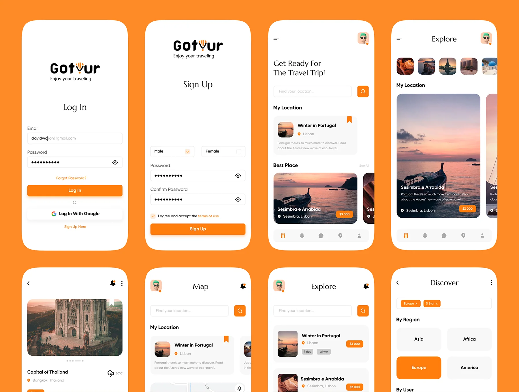 Gotour - Travel app design 5