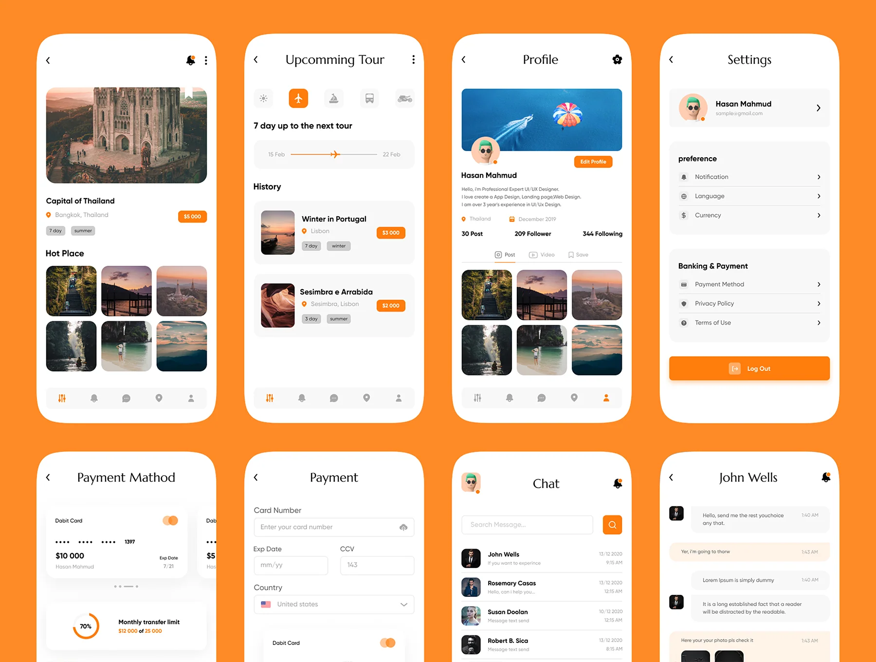 Gotour - Travel app design 6
