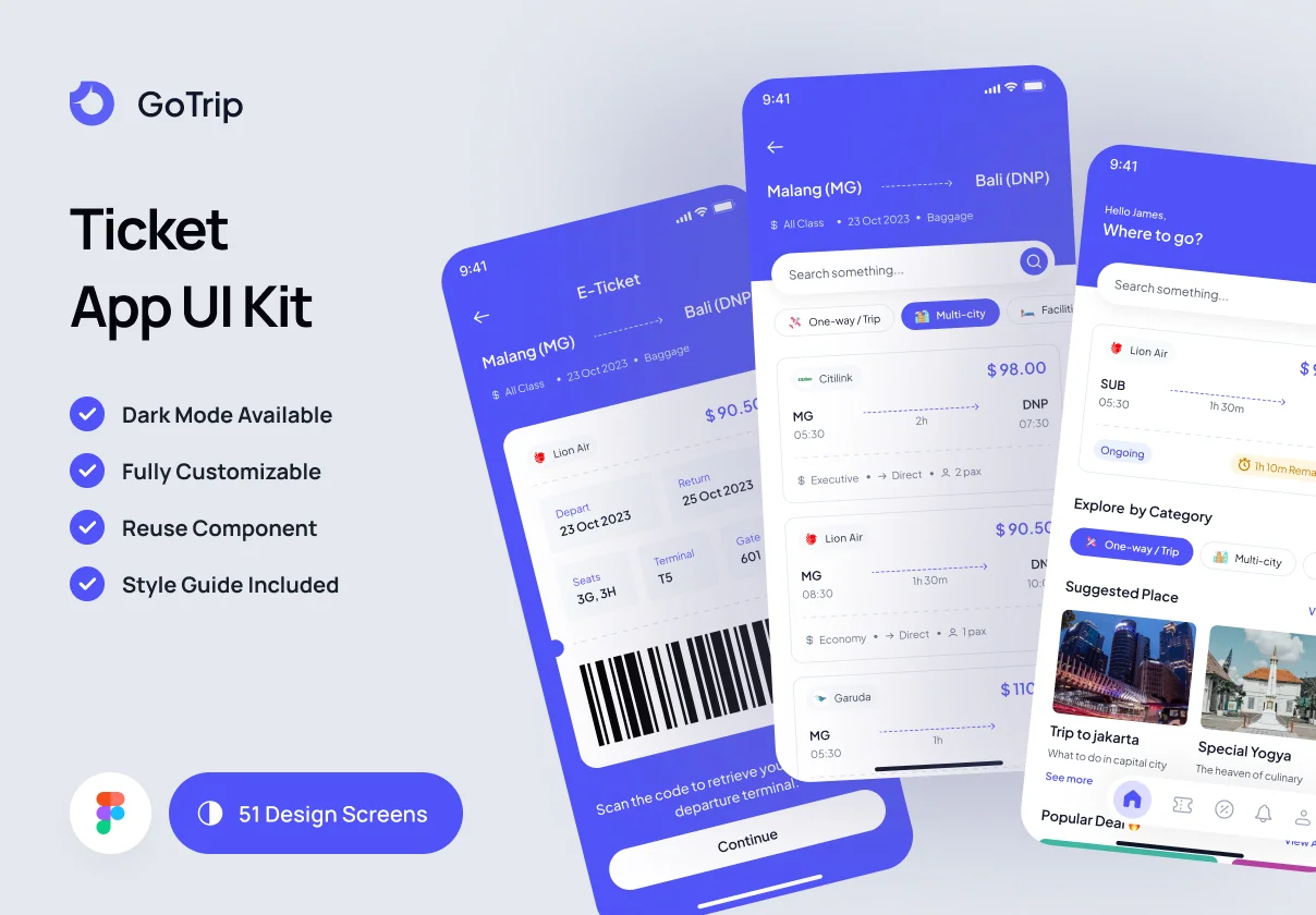 GoTrip - Travel & Booking Apps