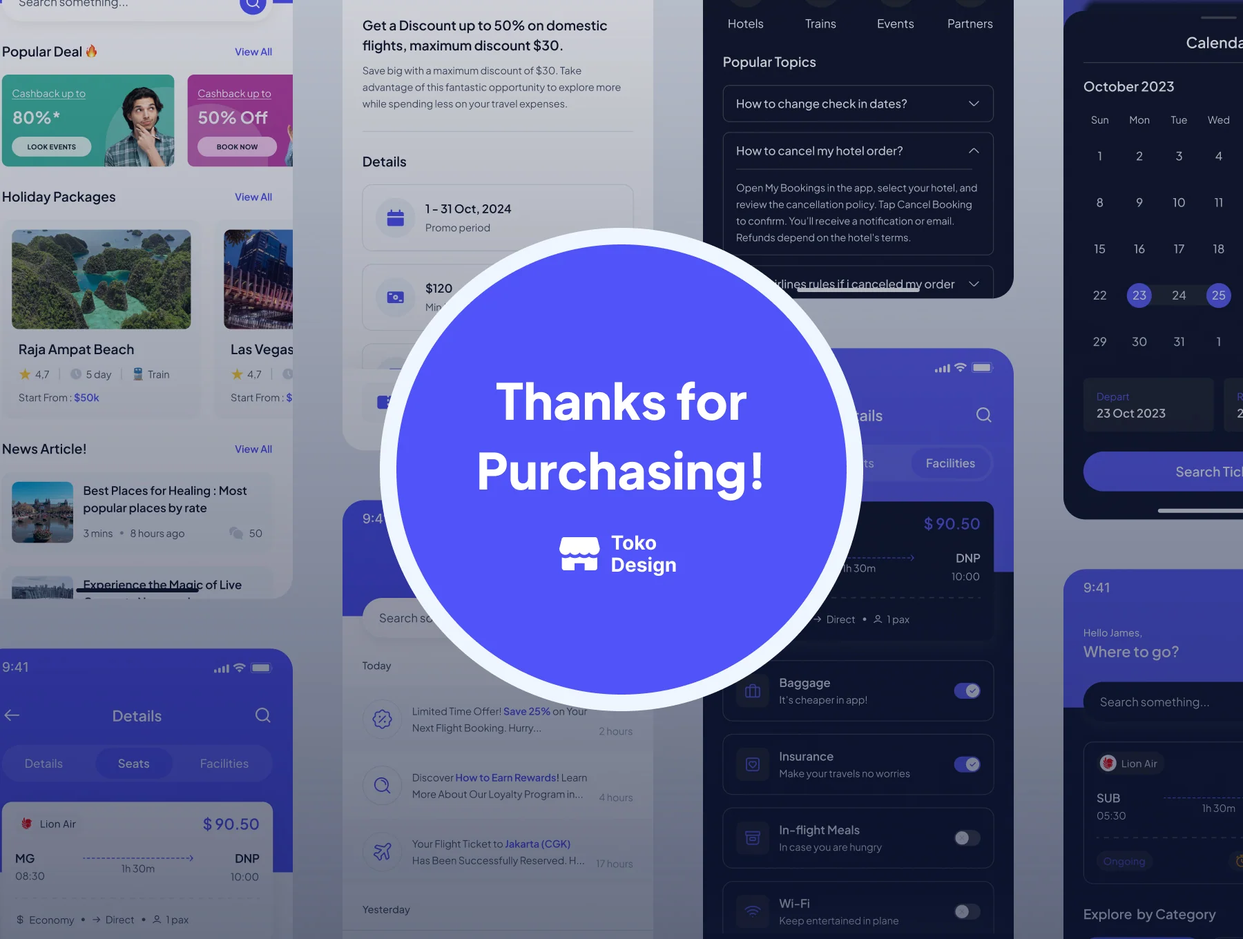 GoTrip - Travel & Booking Apps 7